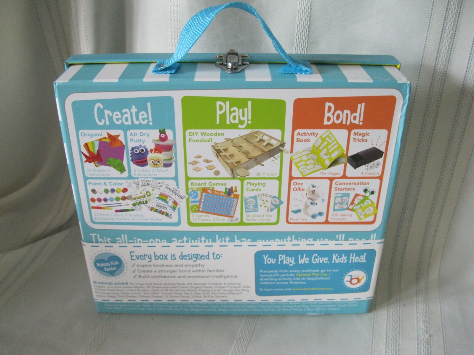 New Open The Joy Activity Box *The Feel Better Box* ages 4-12 50+ Activities