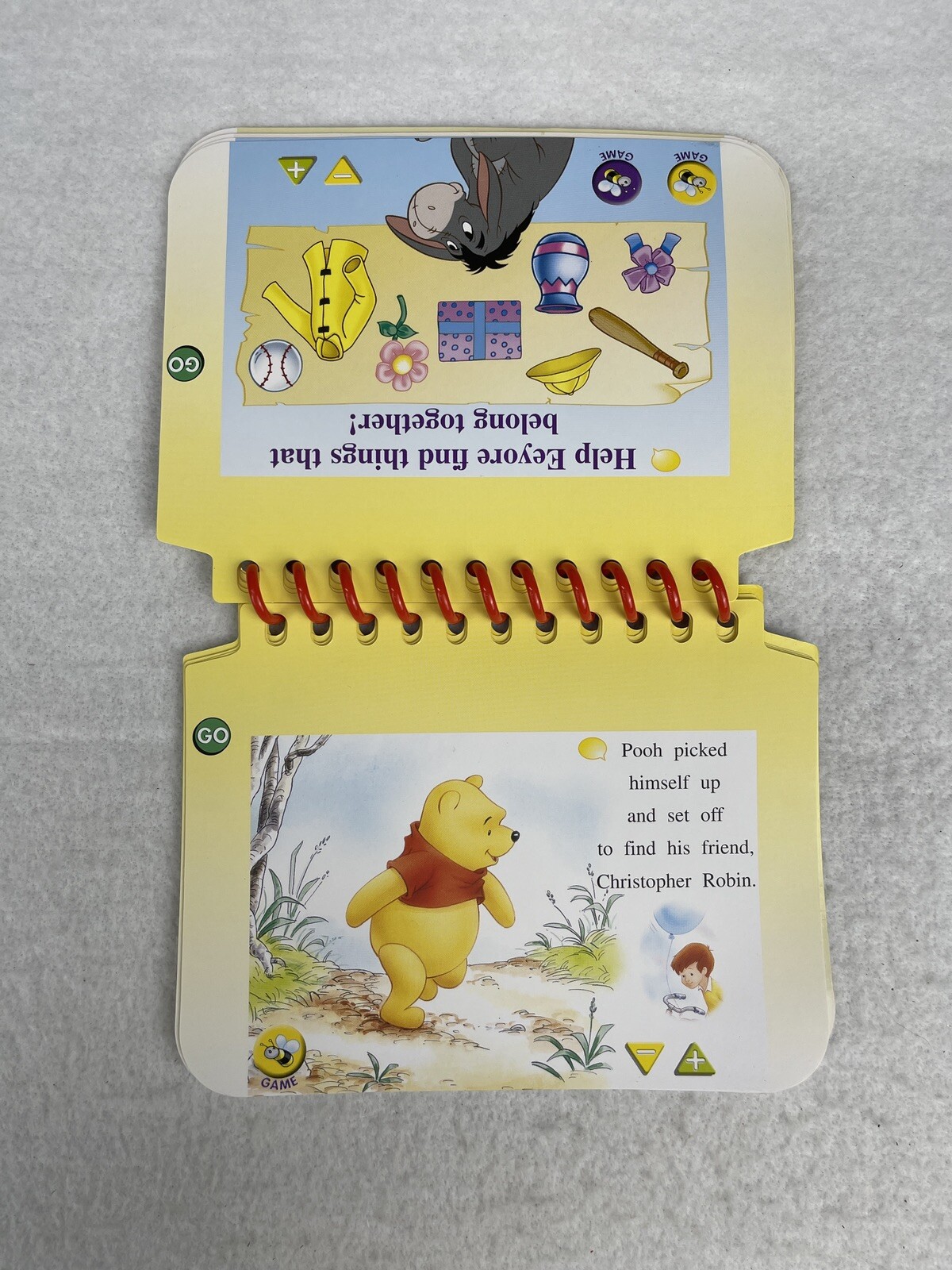 My First LeapPad Leap Pad Disney Pooh’s Honey Tree Flip Book & Cartridge