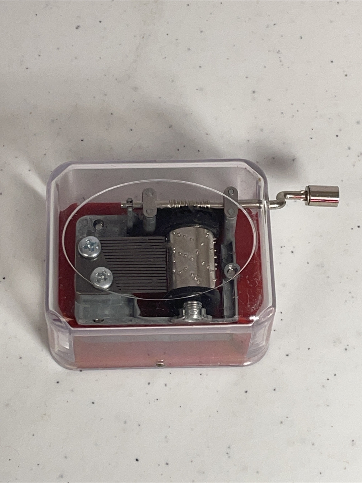 Music Box Brahms Lullaby Schylling Music Maker Winding Hard Plastic Playing Well