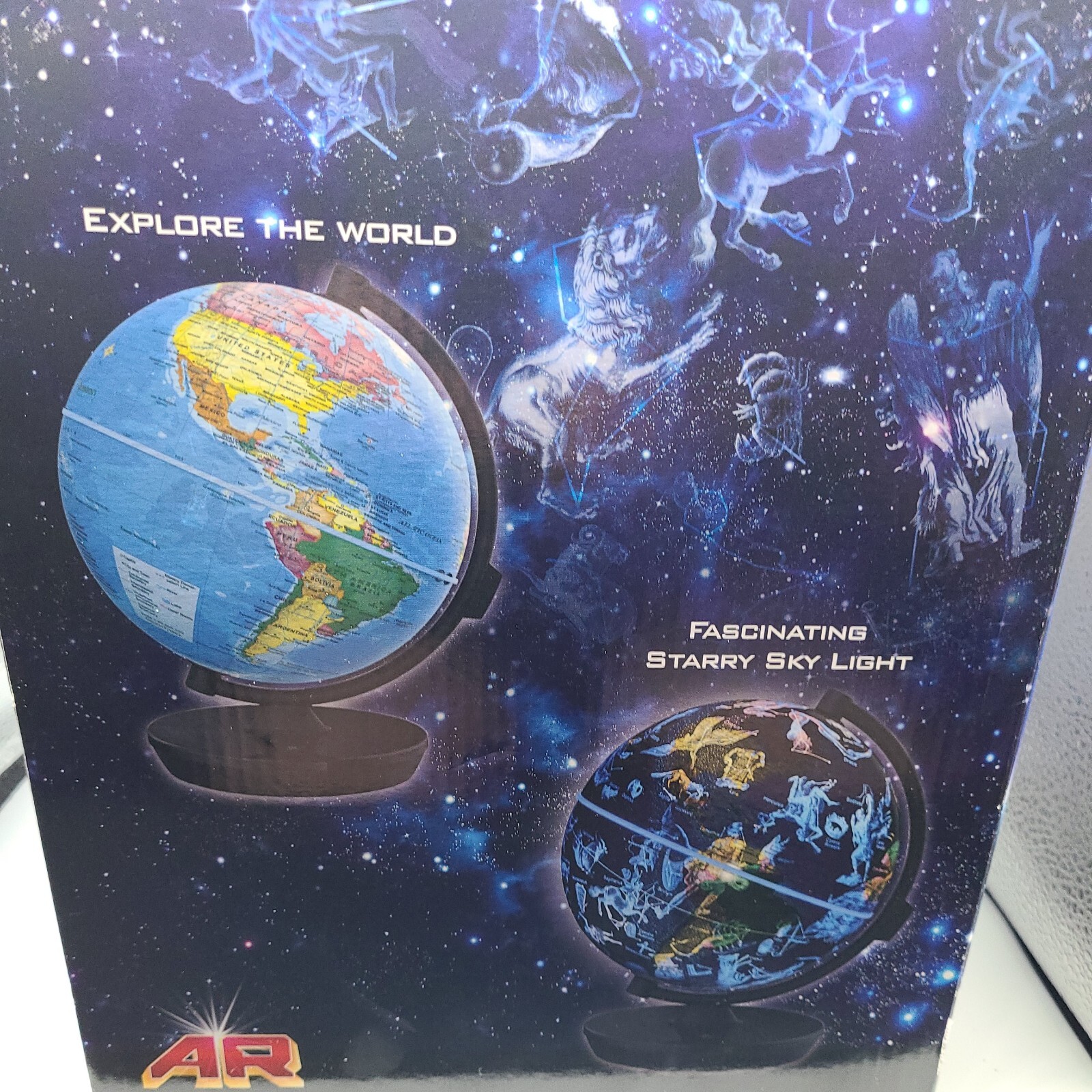 NEWOregon Scientific 2 In 1 Illuminated SmartGlobe Starry AR App STEM Certified
