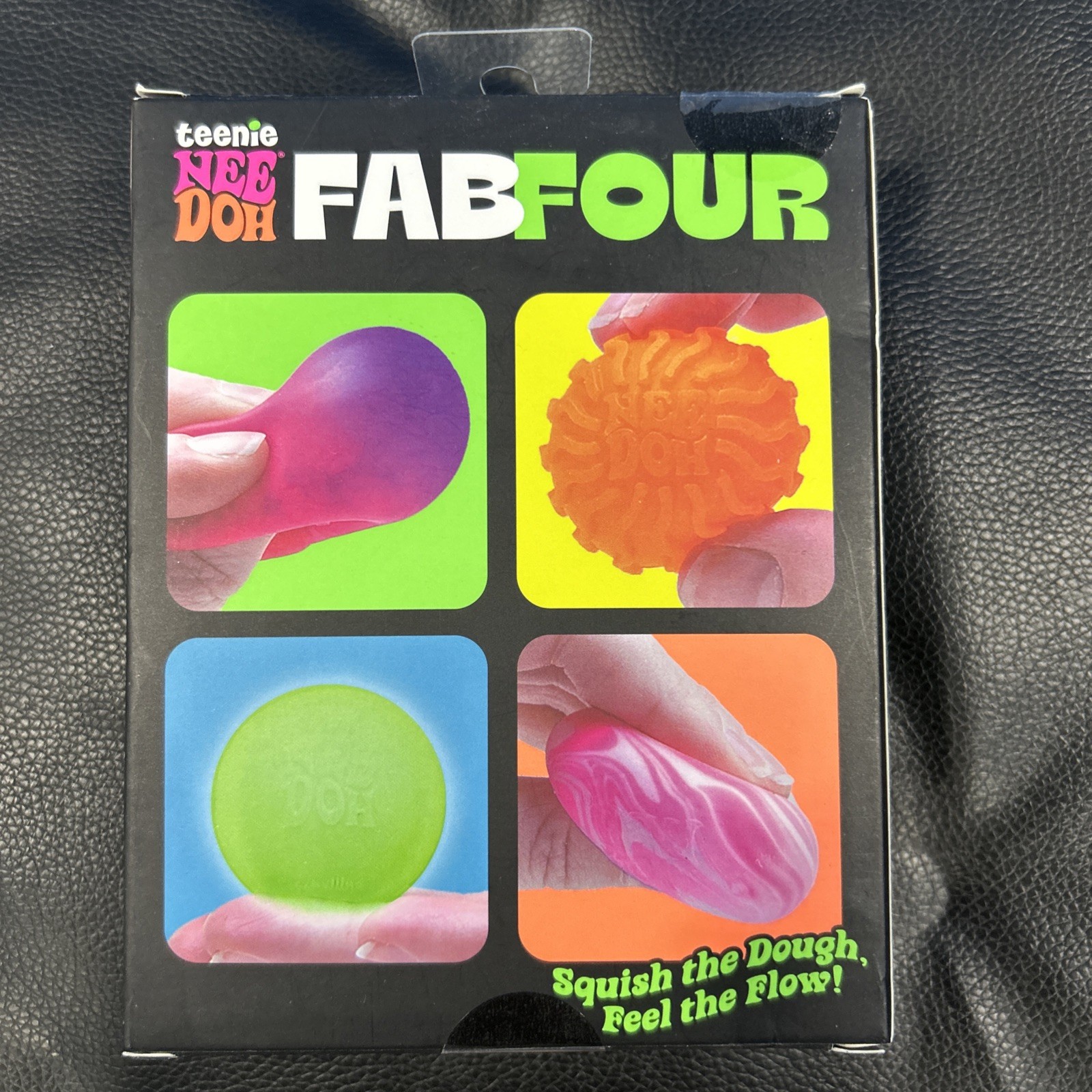 Needoh Teenie Fab Four 4-Pack Nee Doh Set of 4 NEW SEALED