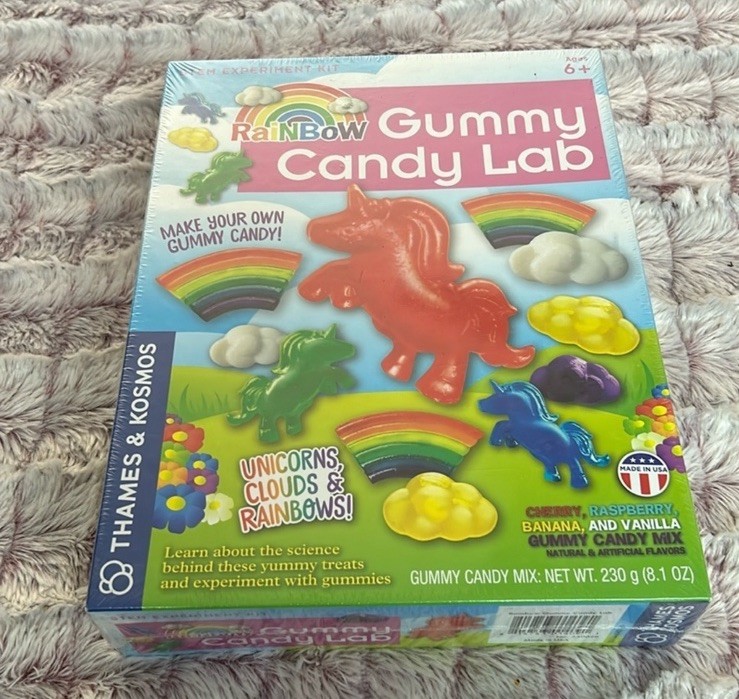 Thames & Kosmos Rainbow Gummy Candy Lab: Unicorns, Clouds & Rainbows. New