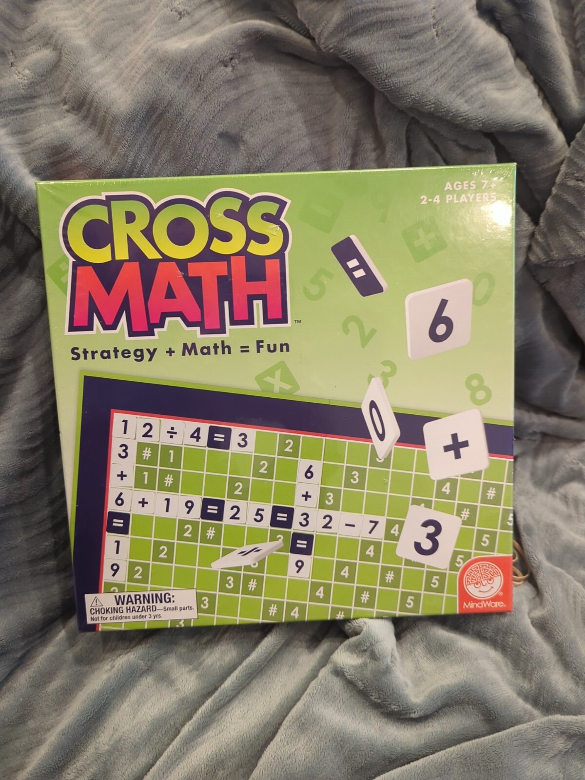 MINDWARE CROSS MATH BOARD GAME 2021 NEW UNOPENED STRATEGY + MATH = FUN