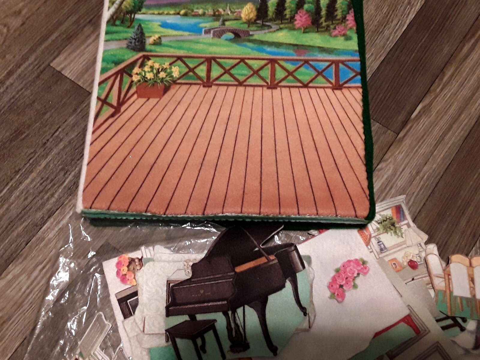 Flannel Quiet Book Handmade 4 scenes 36 pieces
