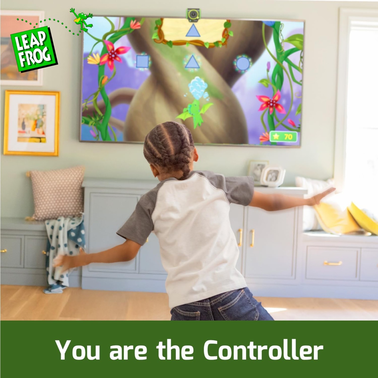 NEW LeapFrog LeapMove Gaming Console Motion-Based Learning 25 Preload Games