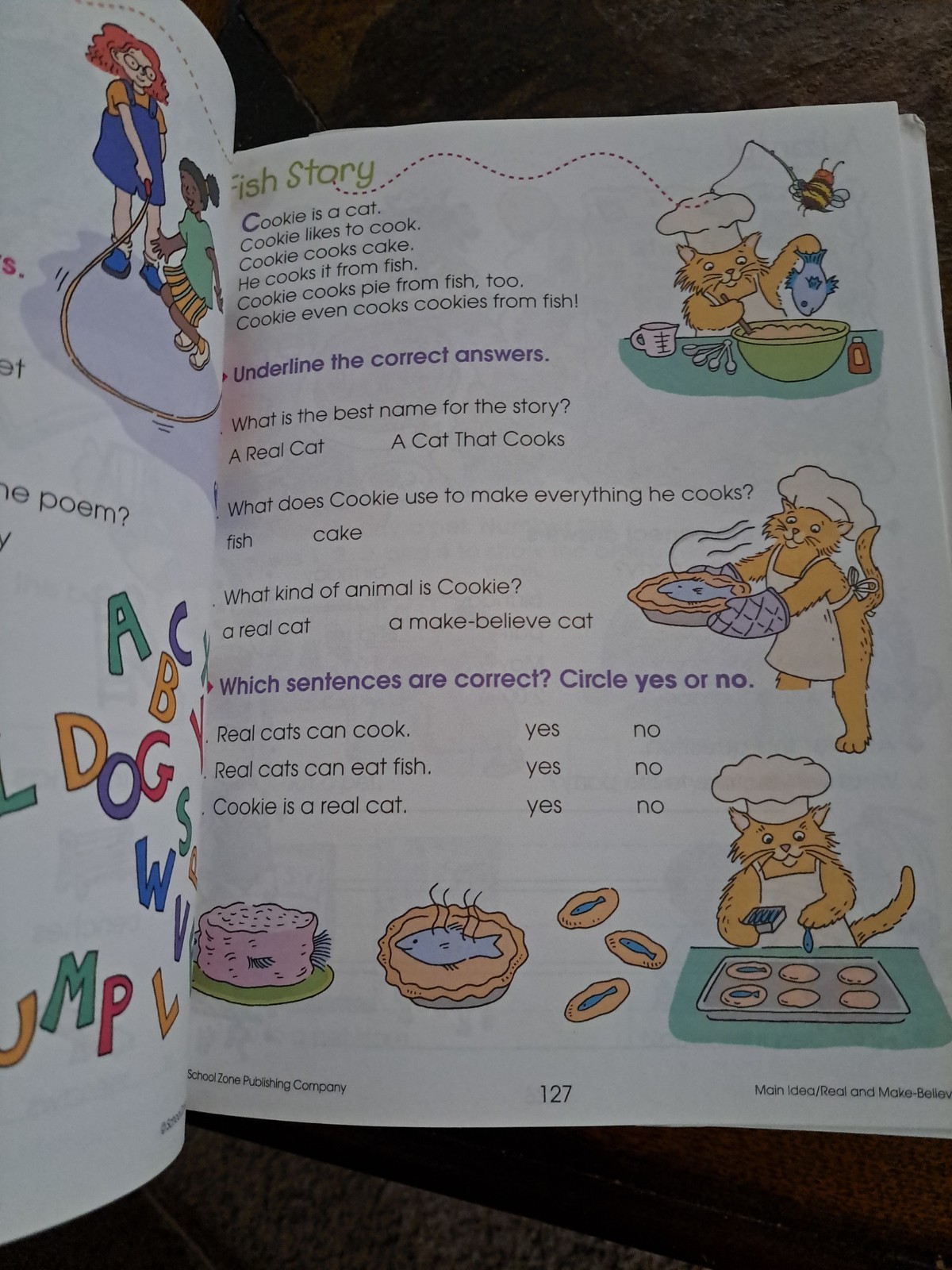 «Big First Grade Workbook»School Zone Publishing Co.320 Pages.New-2 Pages loose