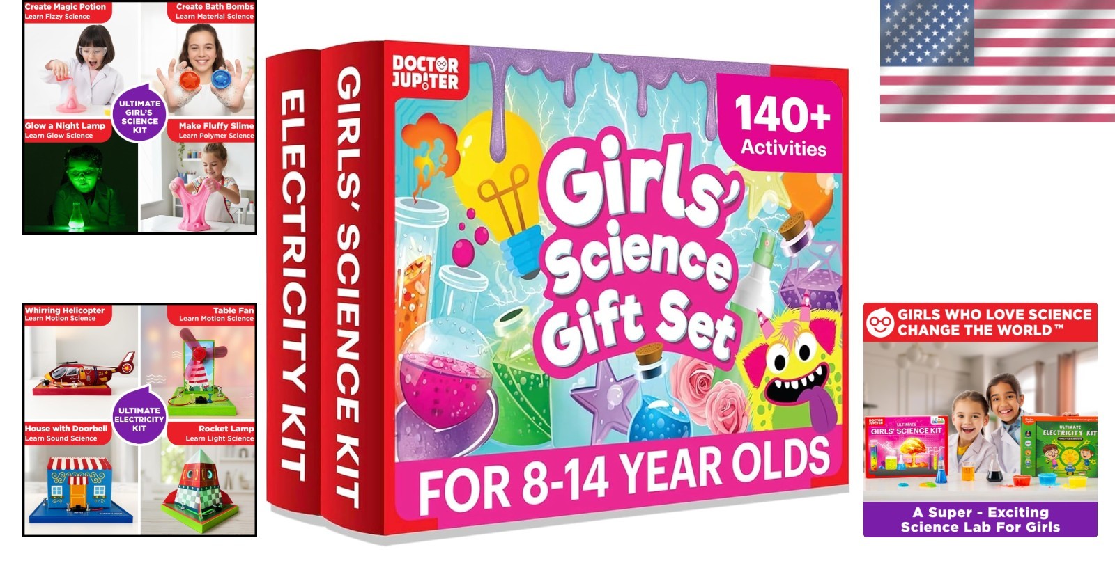 Educational Science Kit for Girls 8-14 | Fun Experiments