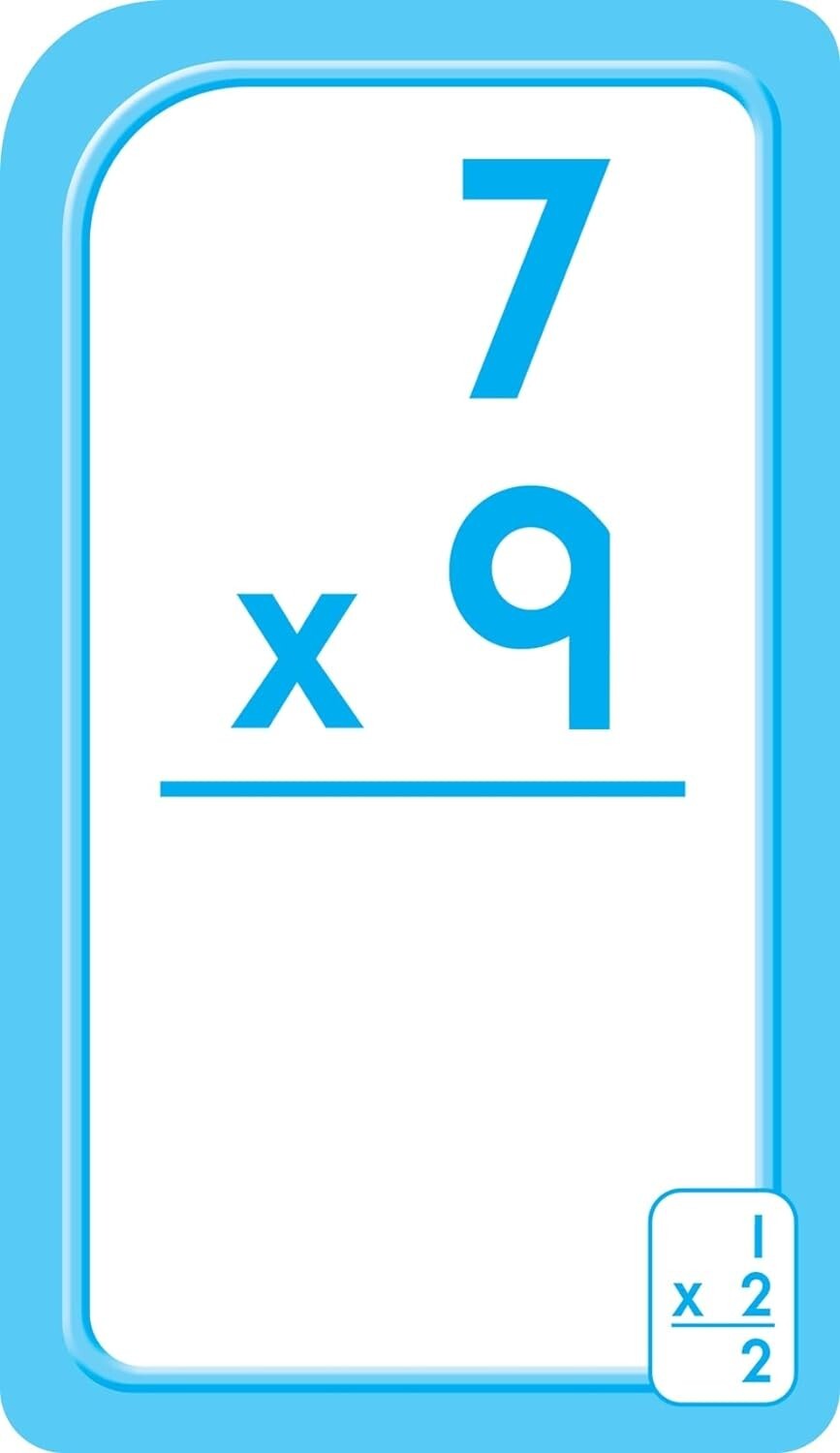 School Zone – Multiplication 0-12 Flash Cards – Ages 8+, 3rd Grade, 4th Grade, E