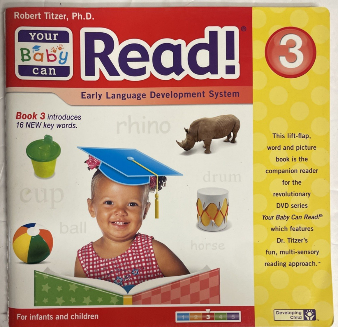 Set of 5 Your Baby Can Read Books by Robert Titzer Early Language Development