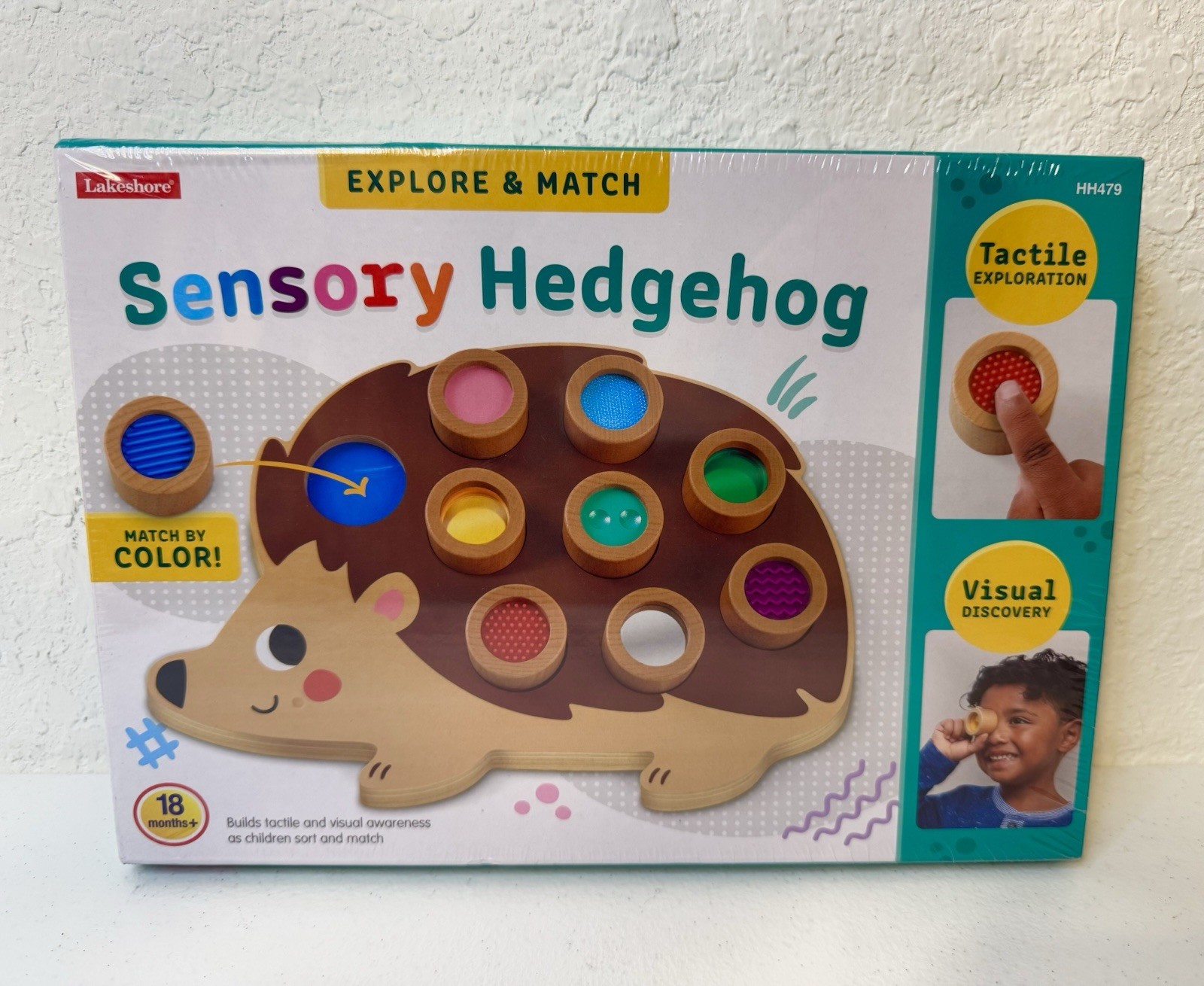 Lakeshore Explore & Match Hedgehog Game Sensory Matching By Color New HH479