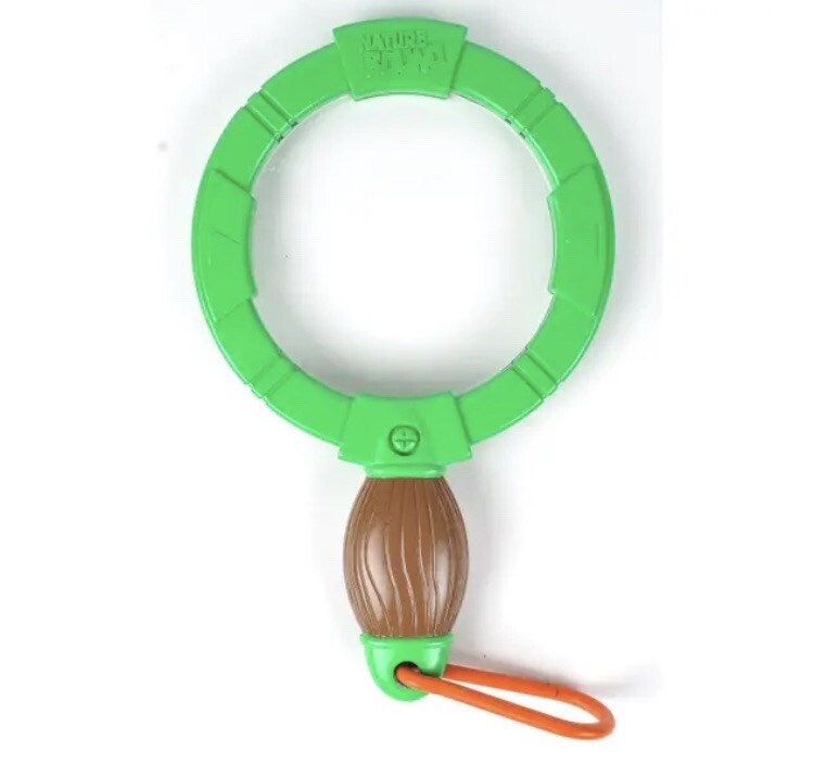 Nature Bound Big 4XMagnifying Lense Toy Green with Orange Trim Set Of 3 New N1