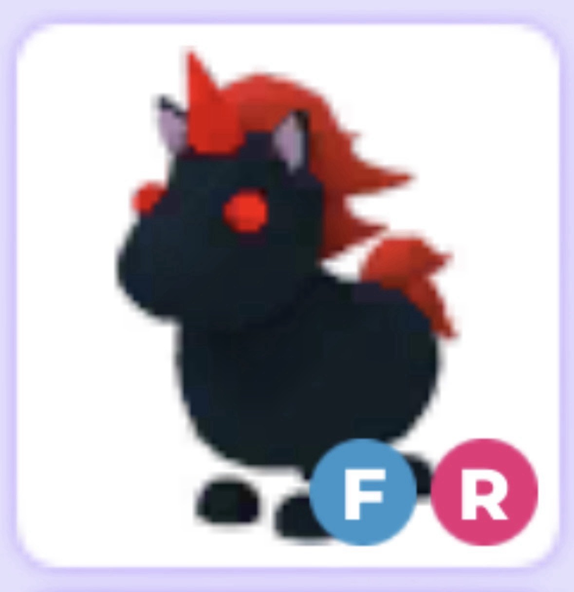 Fly Ride Evil Unicorn Legendary ❤️ Cheap ❤️ Adopt Me Pet