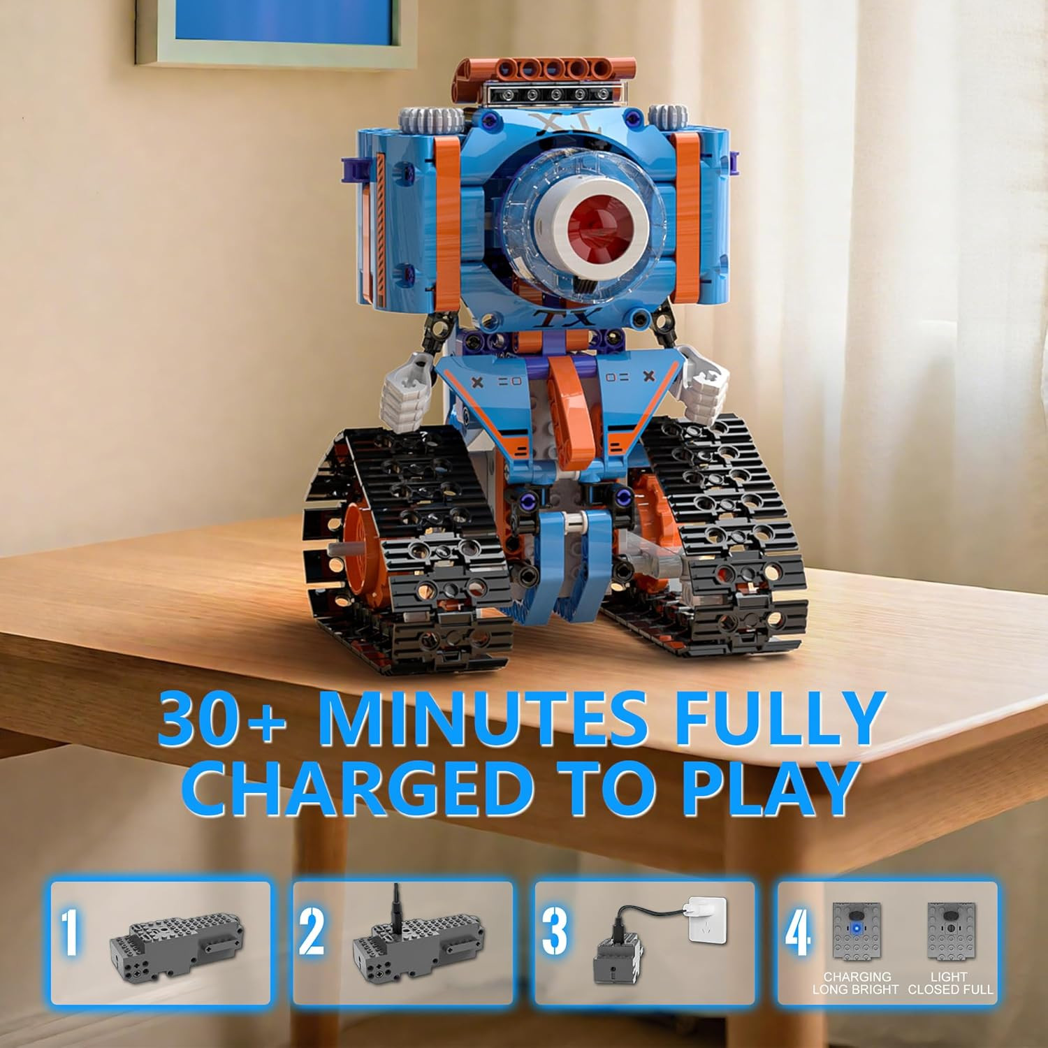 5In1 Robot Building Kits for Kids 6-12, APP & Remote Control STEM Robot Building