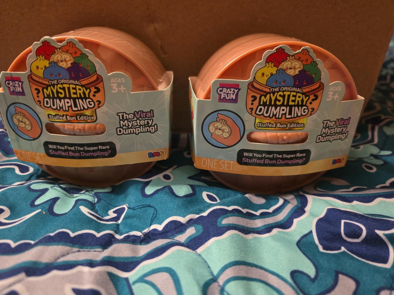 Crazy Fun The Original Mystery Dumpling STUFFED BUN Edition – Lot Of 2 New