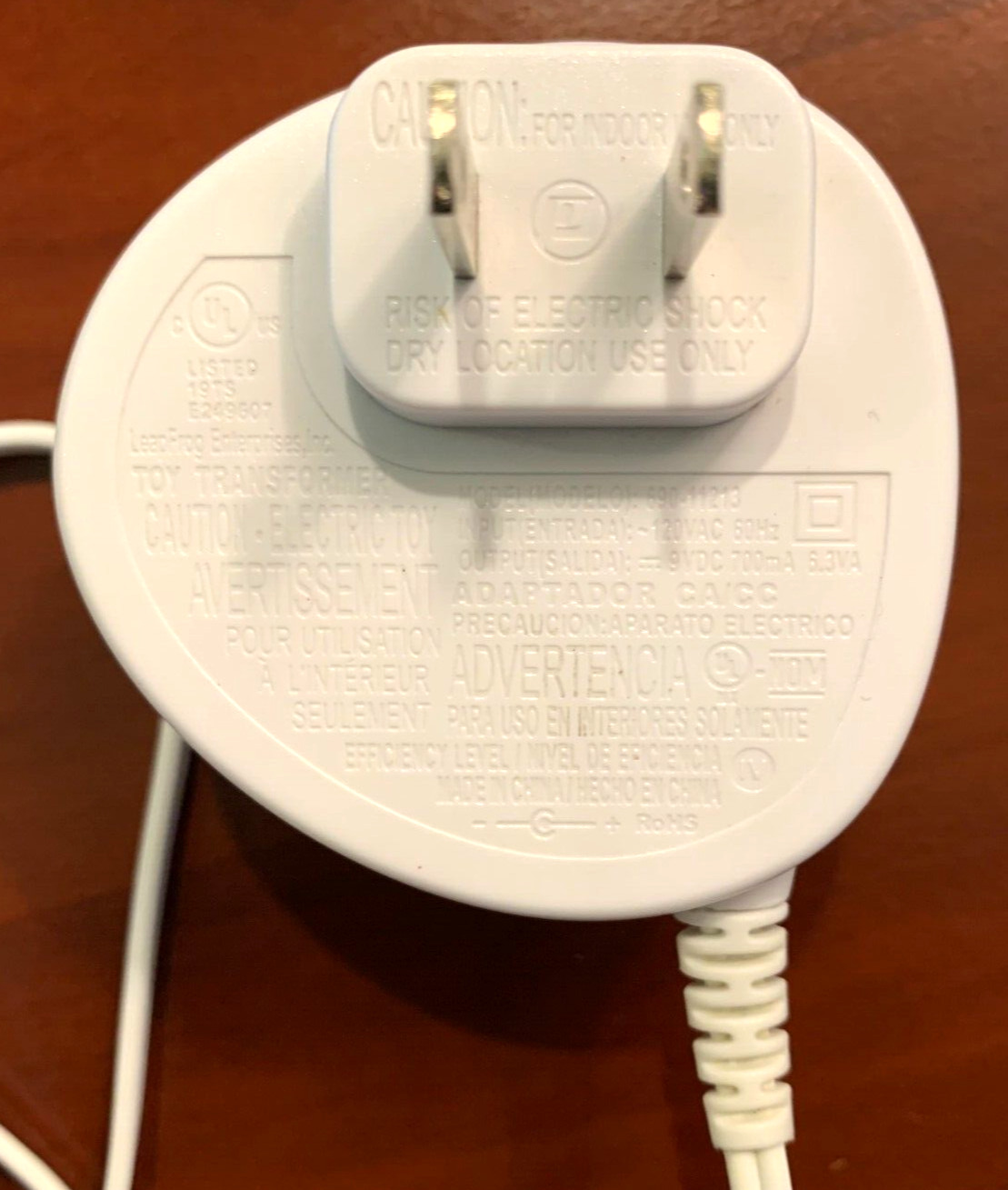 ORIGINAL LeapFrog AC/DC Charger for Leap Pad 1, LeapPad 2, Leapster Ex, GS Used
