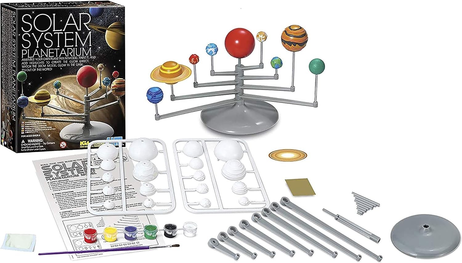 DIY Glow-in-the-Dark Solar System Planetarium Kit – Ideal STEM Gift for Kids