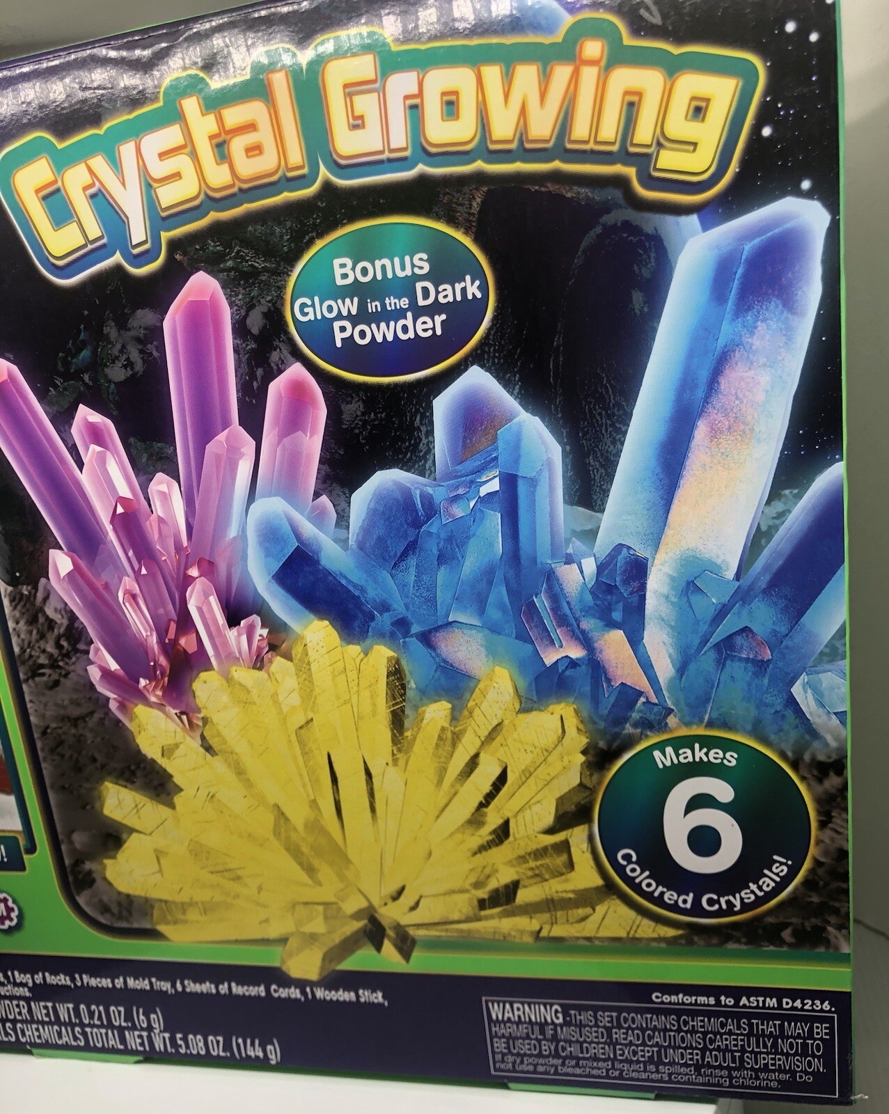 Grow Your Own Crystals KIT Science Toy BIRTHDAY Experiment For Kids STEAM Gift