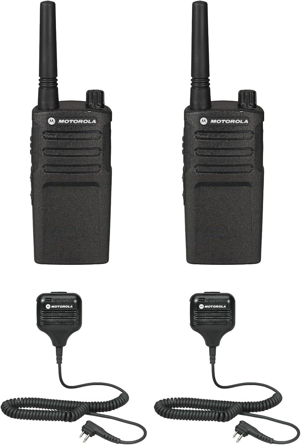 2 Pack Motorola RMU2040 Radios with Speaker Mics