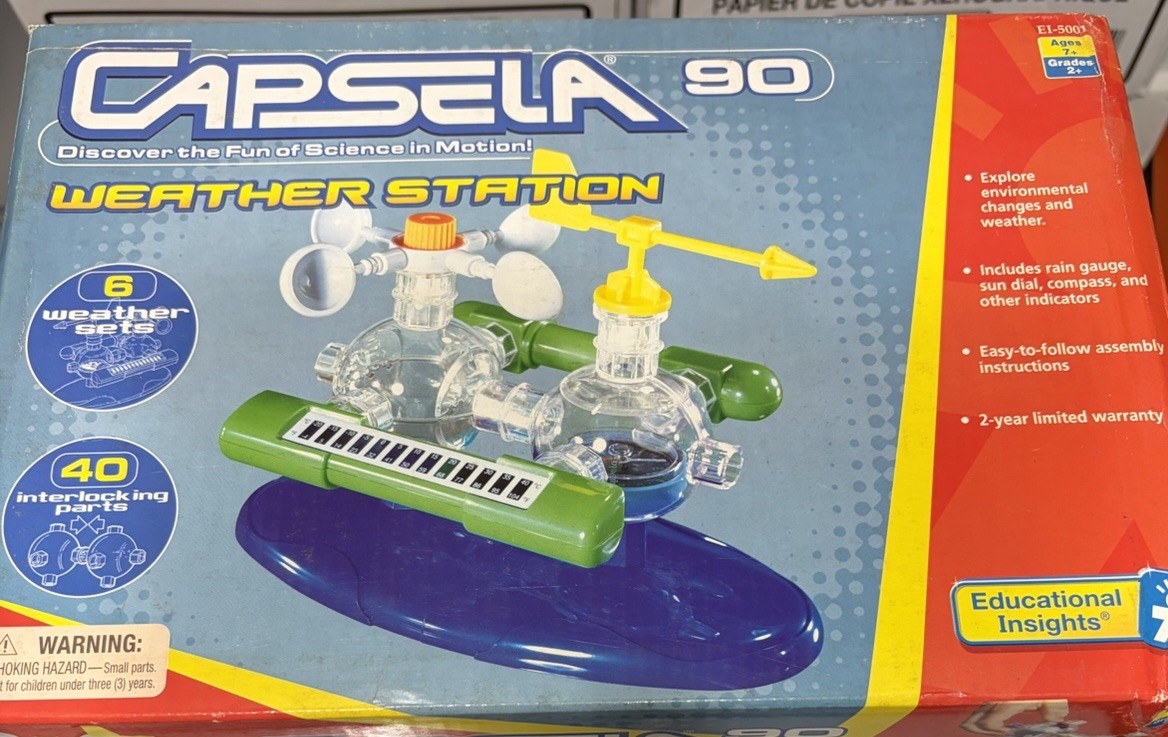 Capsela 90 Weather Station Kidology Educational Insights Science K-5001