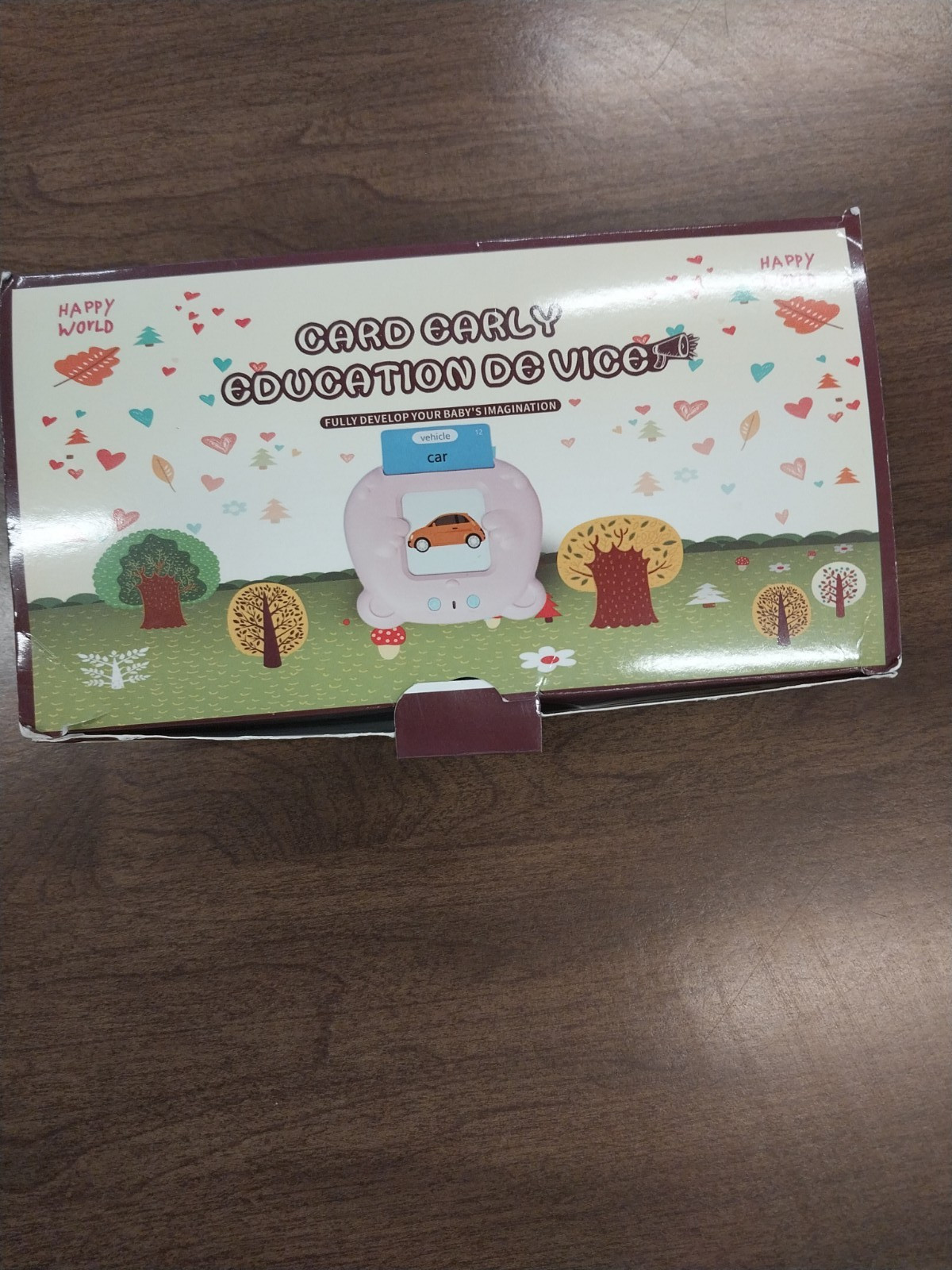 Happy World Card Early Education Preschool Device talking flash cards