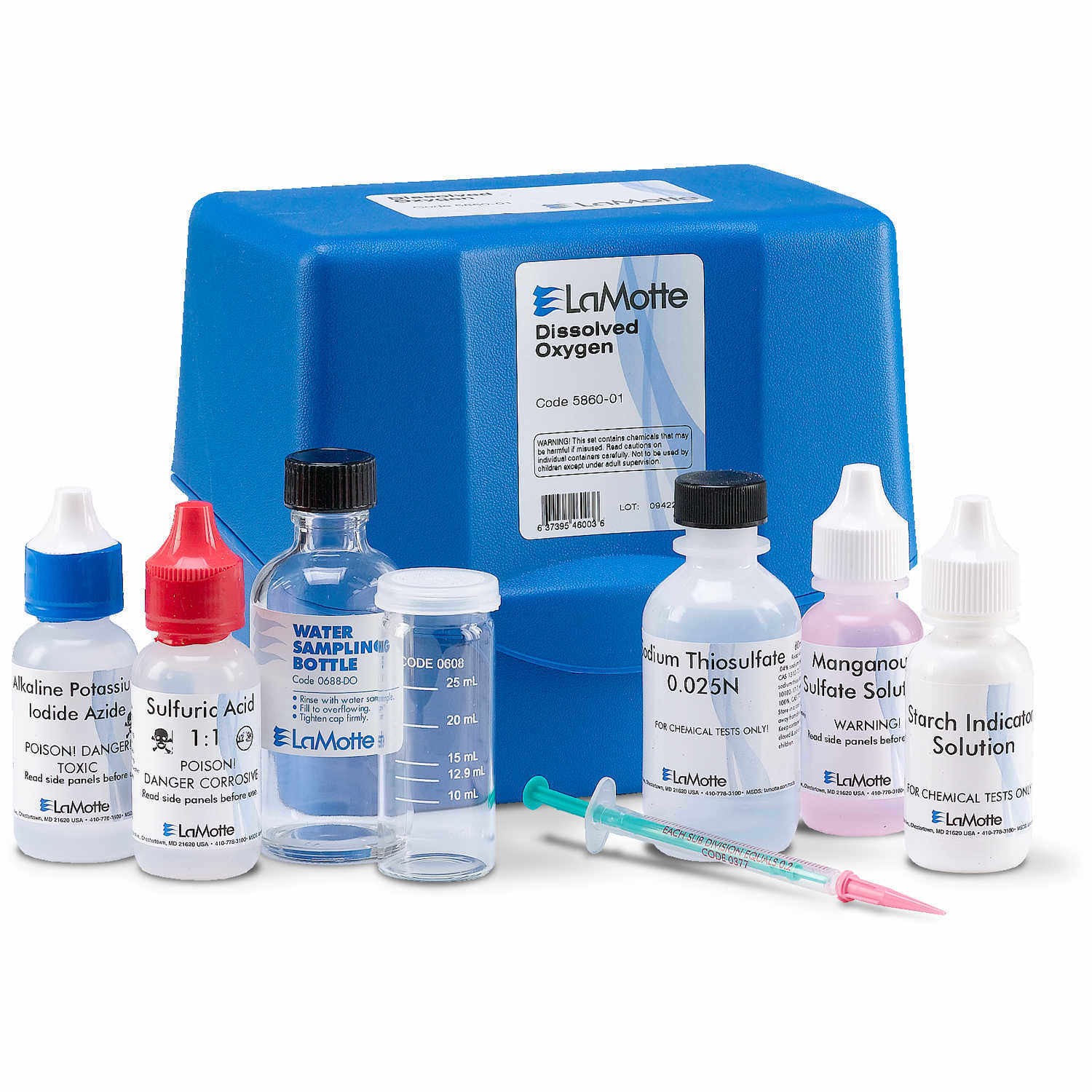 LaMotte Environmental Test Kit Dissolved Oxygen Direct Thiosulfate Expired