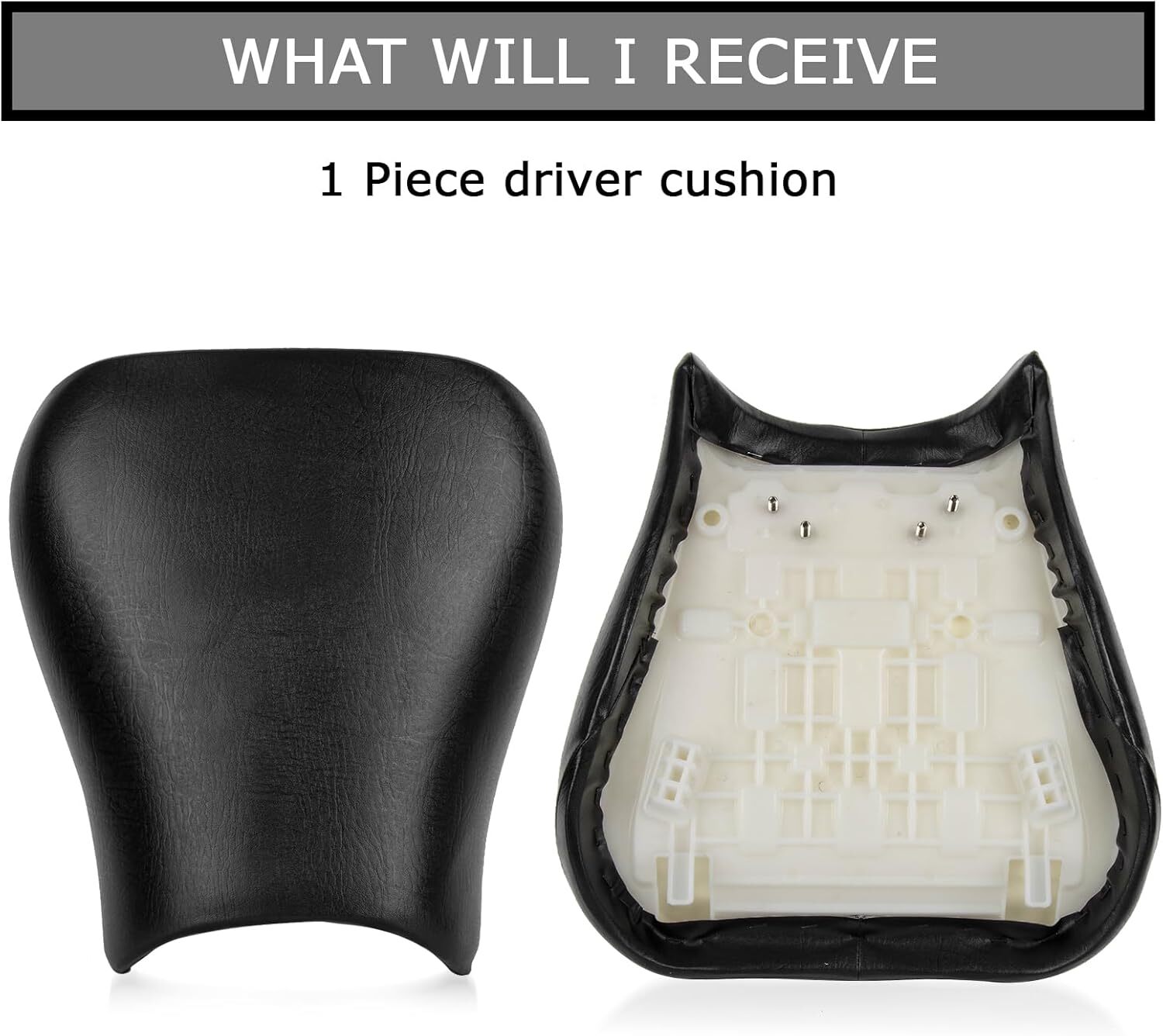 PSLER Front Cushion Seat for GSXR1300 – Motorcycle Rider Driver Rectangular Pad