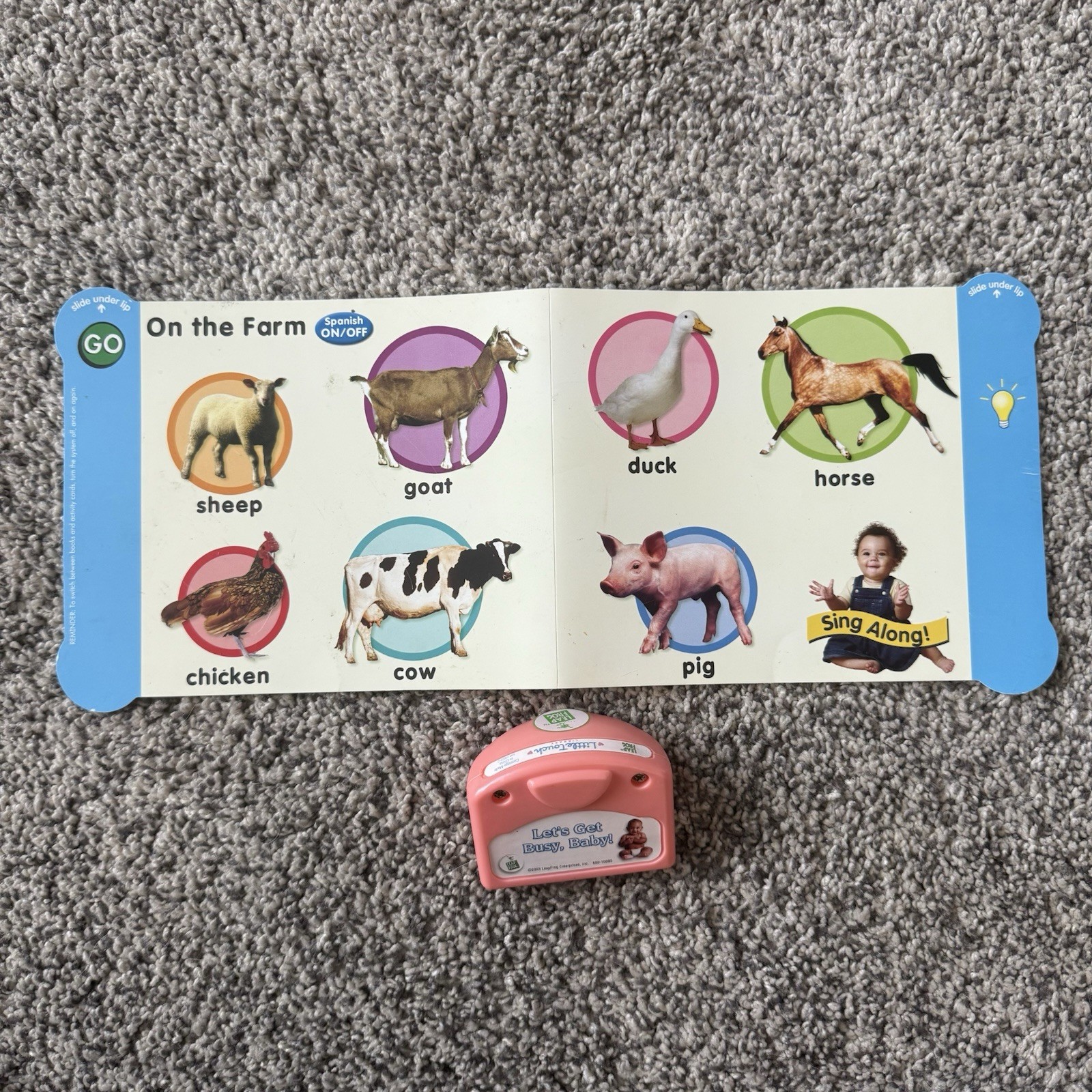 Leap Frog Infant & Toddler Lets Get Busy Baby Little Touch Game Cartridge