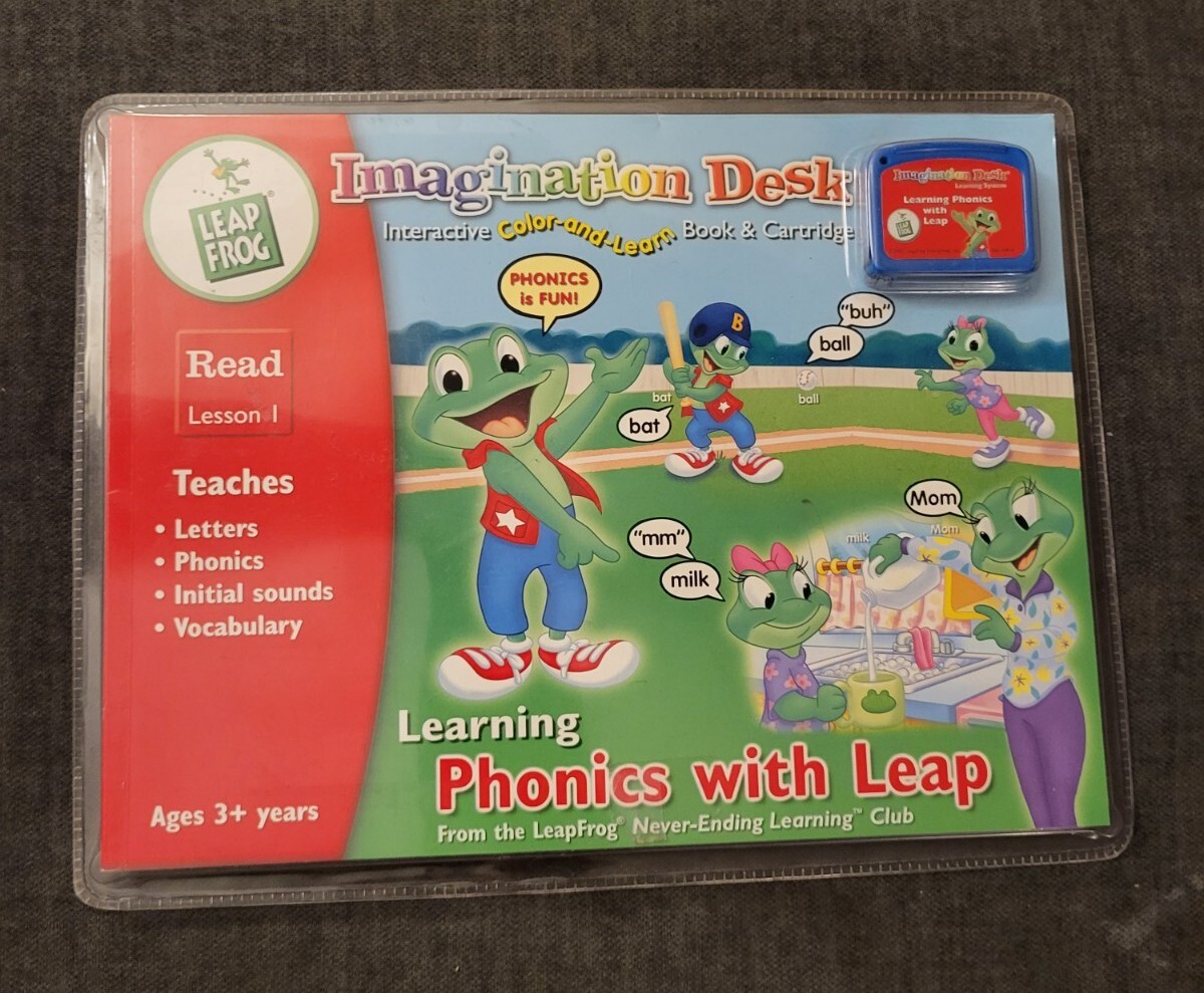 Leap Frog Imagination Desk Learning: Phonics with Leap READ Lesson #1 NEW