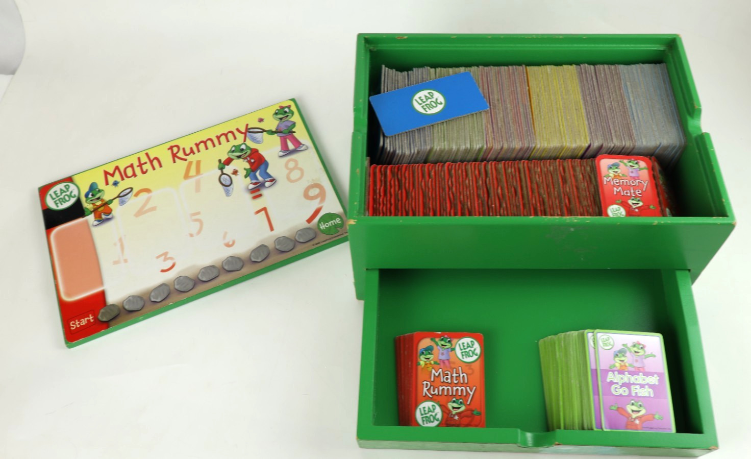 Leap Frog My Card Games: Math Rummy, Alphabet Go Fish, Bilingual Memory, Dominos