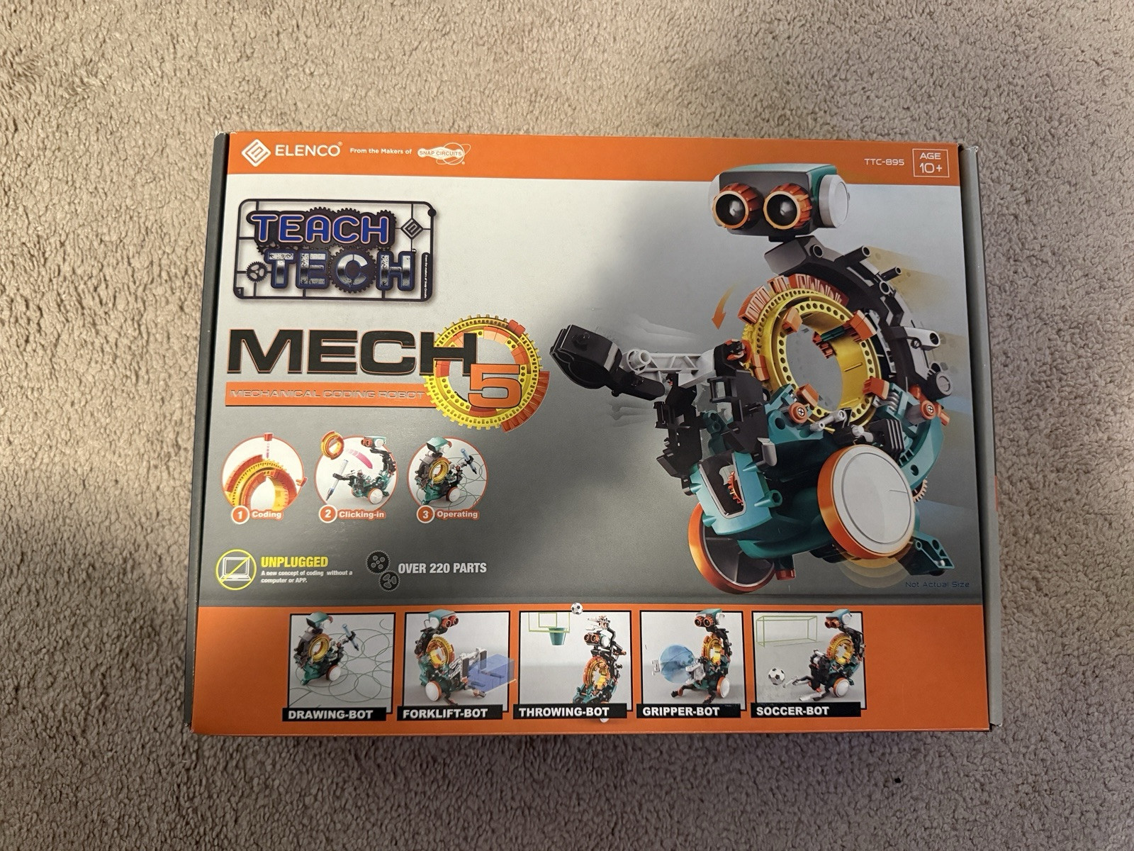 Elenco Teach Tech Mech 5 Mechanical Coding Robot