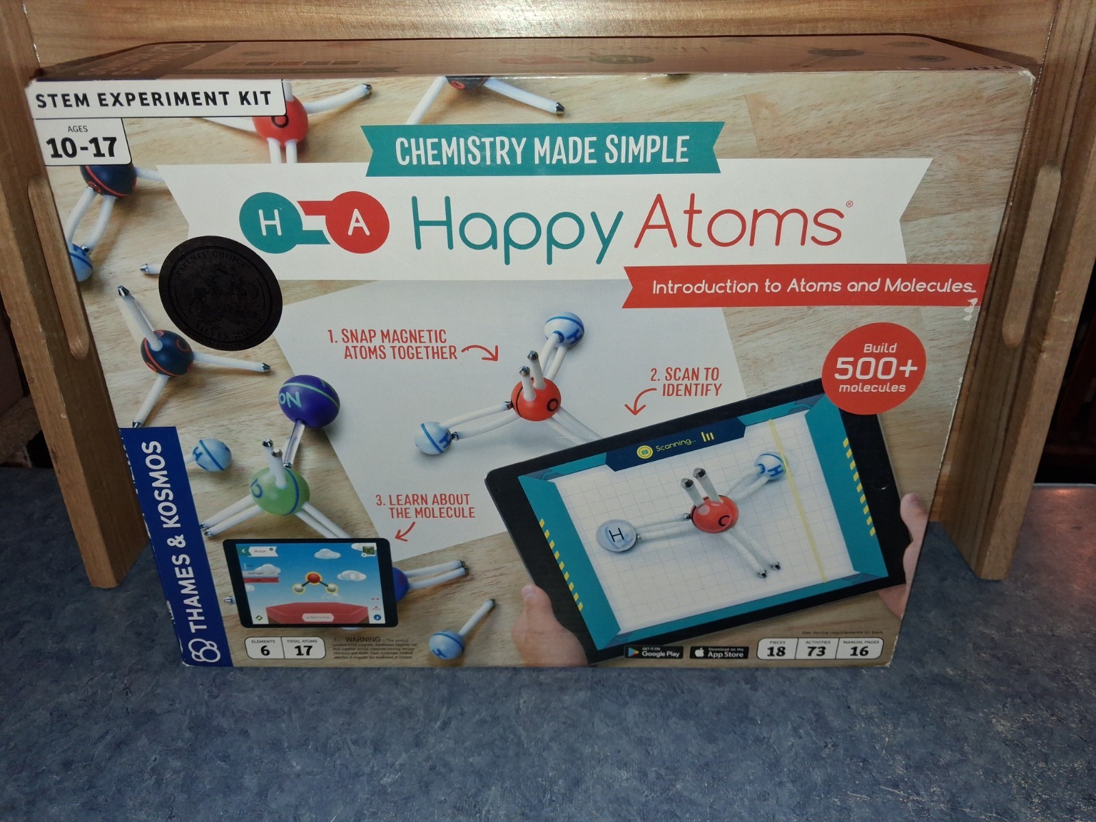 Thames & Kosmos Happy Atoms Magnetic Molecular Introductory Set New/Sealed!!!