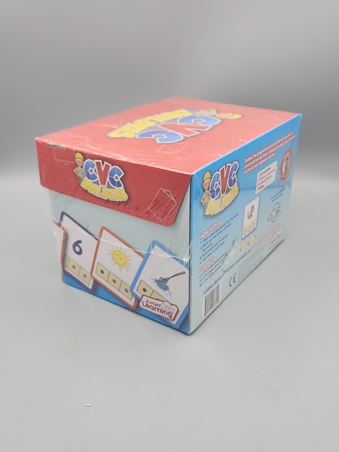 Junior Learning CVC Builders Activity Cards Set of 48 Factory Sealed READ