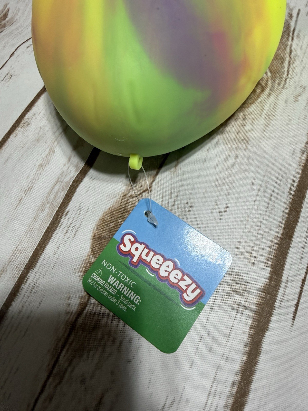 NEW Toymendous Squeeezy VIRAL Rainbow Jumbo Squeeezy Tye Dye Duck Squish Toy