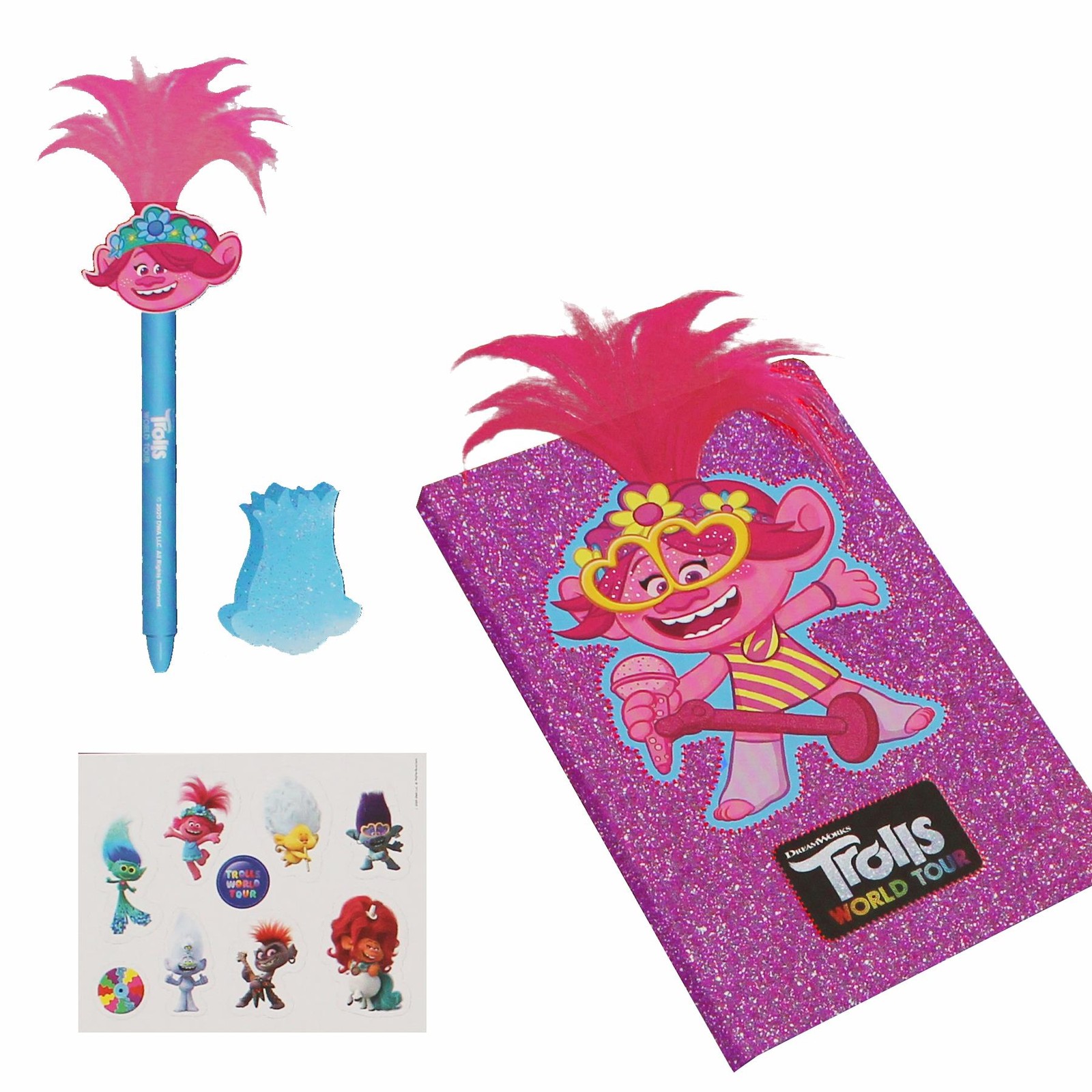 DreamWorks Trolls World Tour Mini Diary Set Age 3+