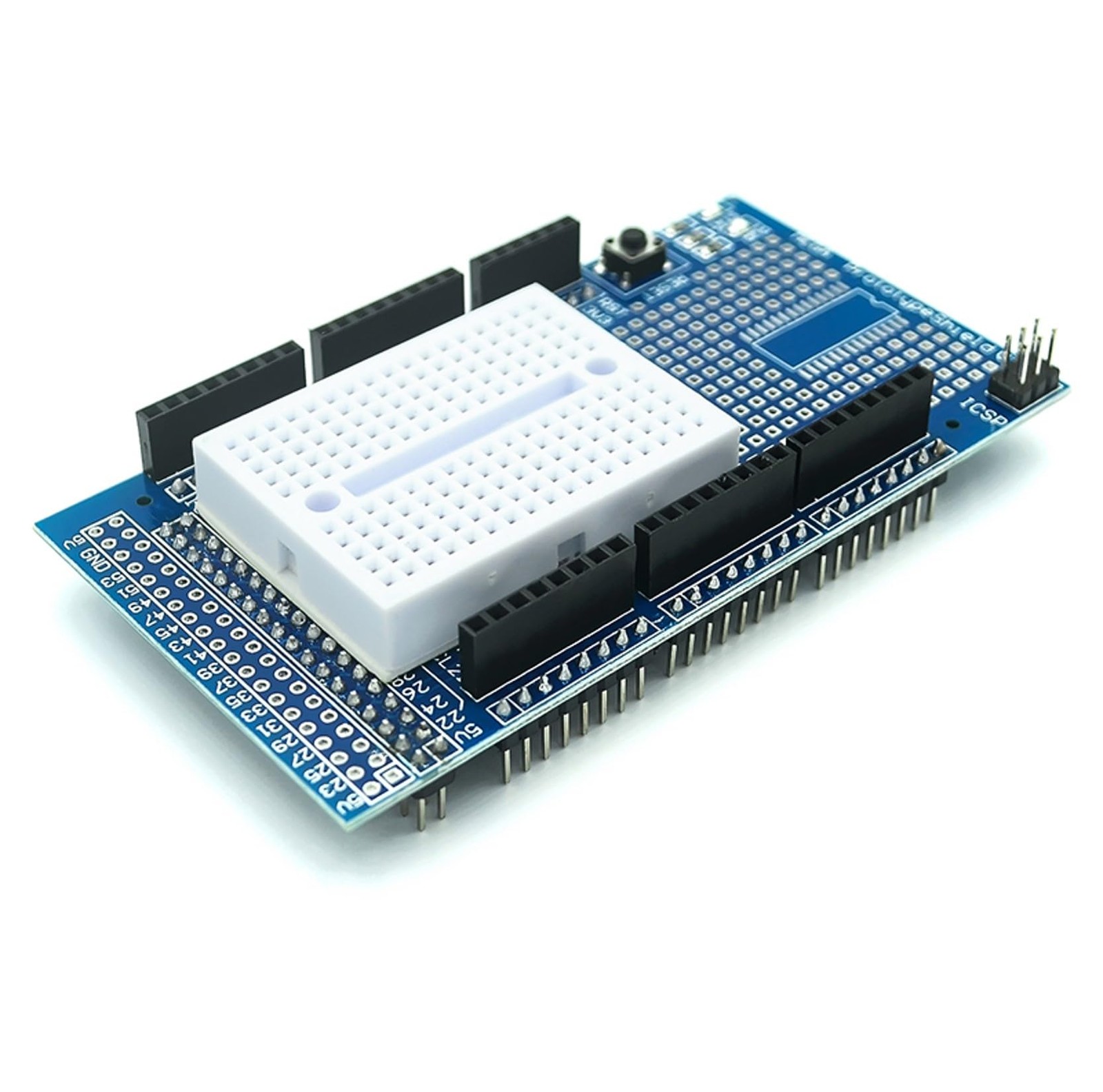 ProtoShield Prototype Expansion Board with Breadboard for Arduino Mega – Easy…