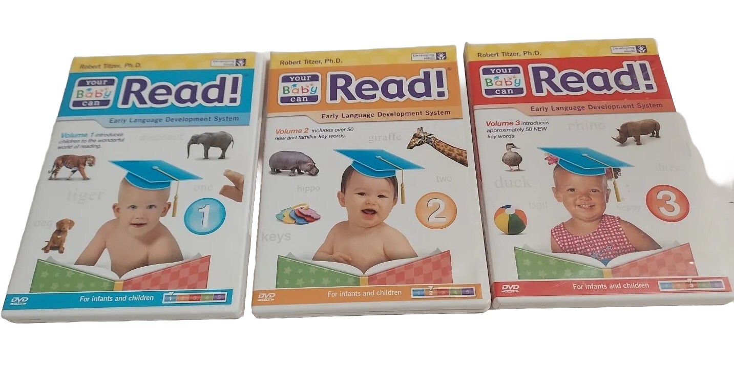 Your Baby Can Read Early Language Development System Set Of 3 Cd’s