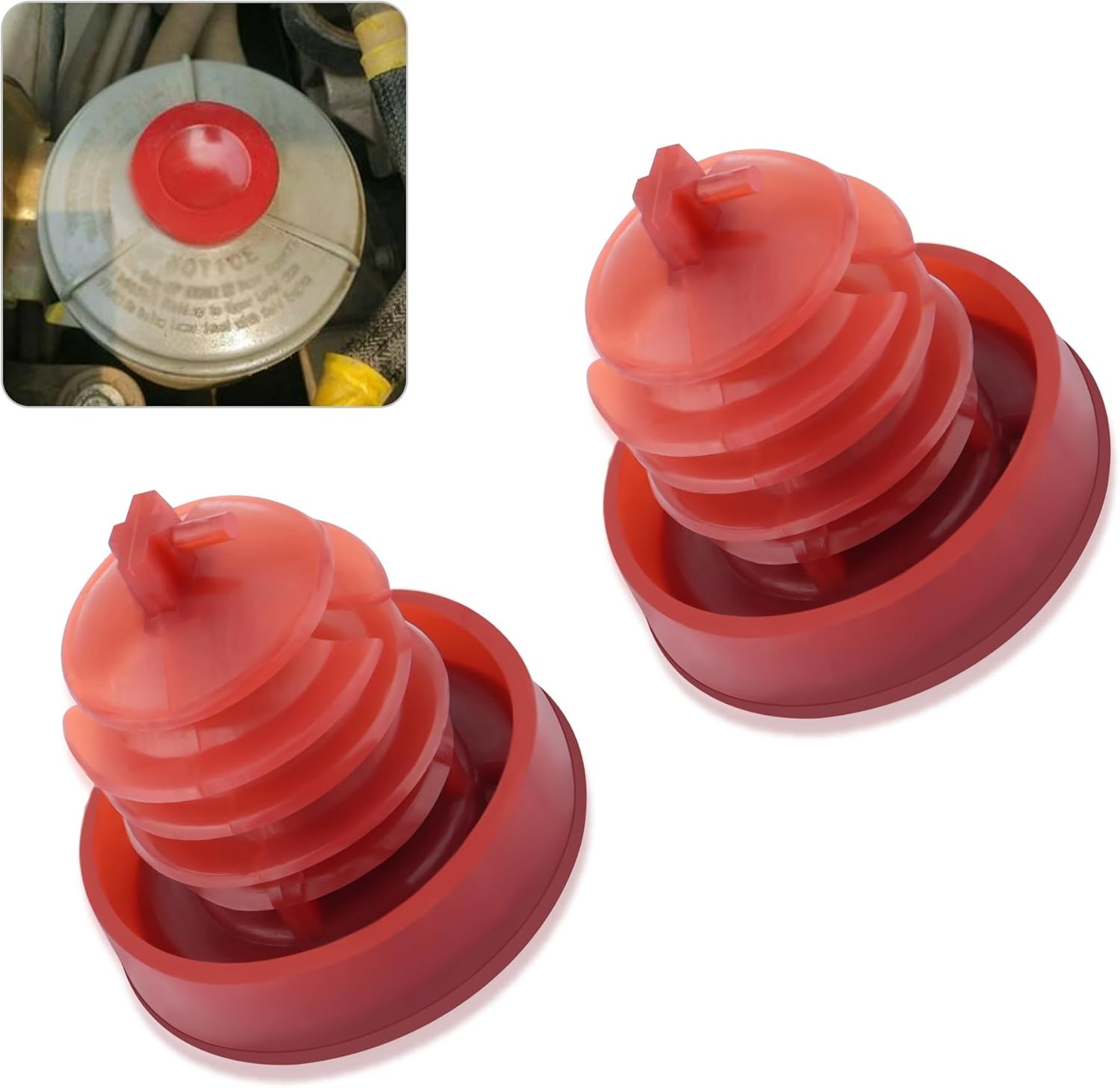 Honda Acura Power Steering Cap 2Pc Set