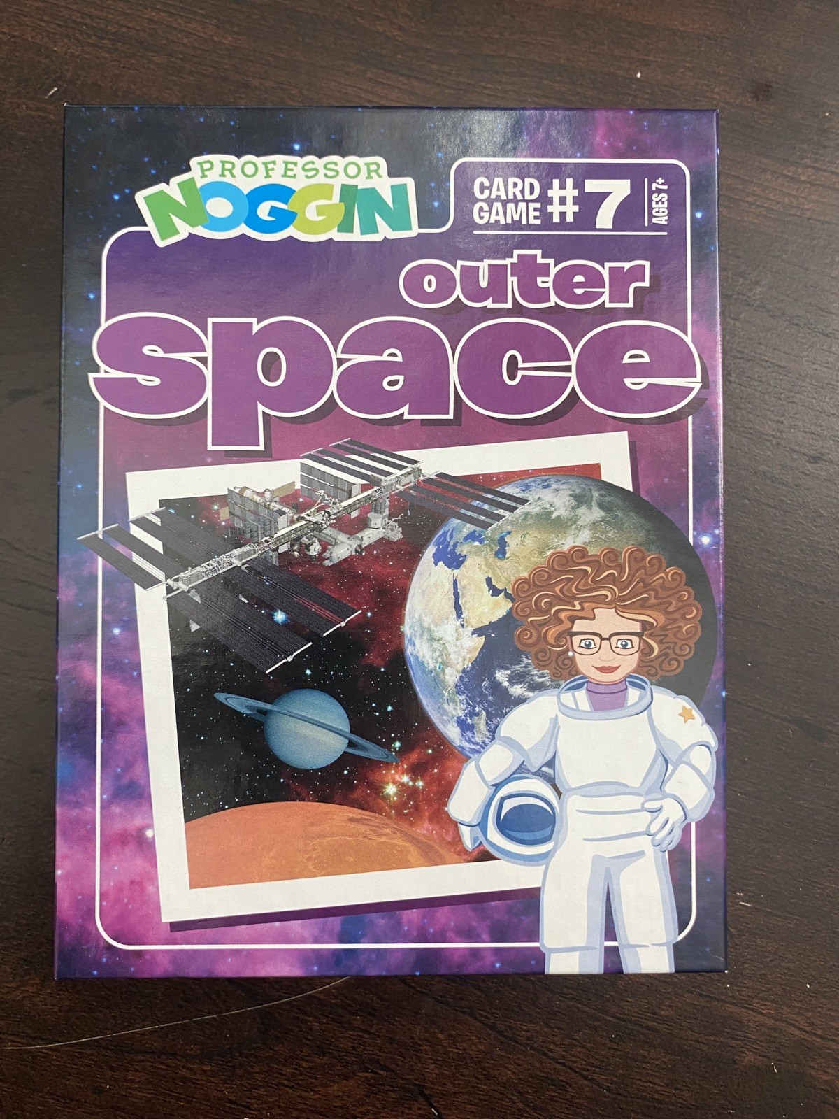Professor Noggin Outer Space Trivia Card Game Complete Educational Kids