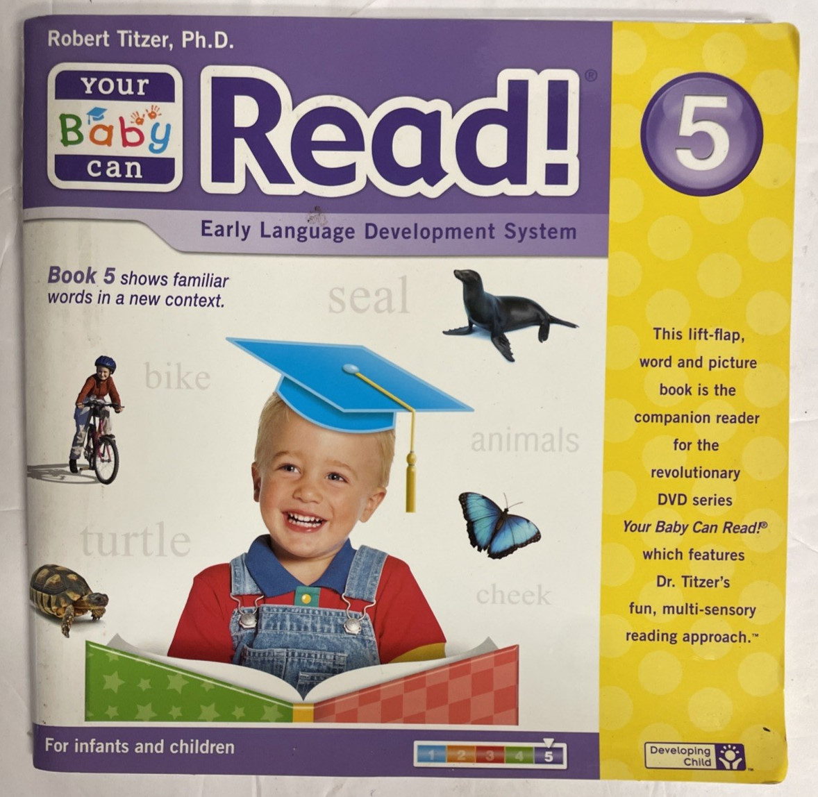 Set of 5 Your Baby Can Read Books by Robert Titzer Early Language Development