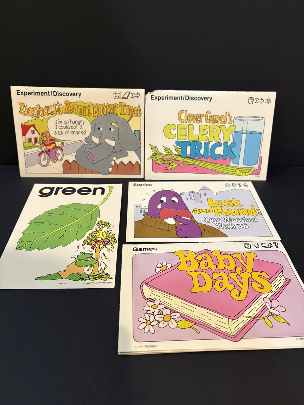 Vintage Sweet Pickles Preschool Program Learning Activity Box Plus Game Pieces