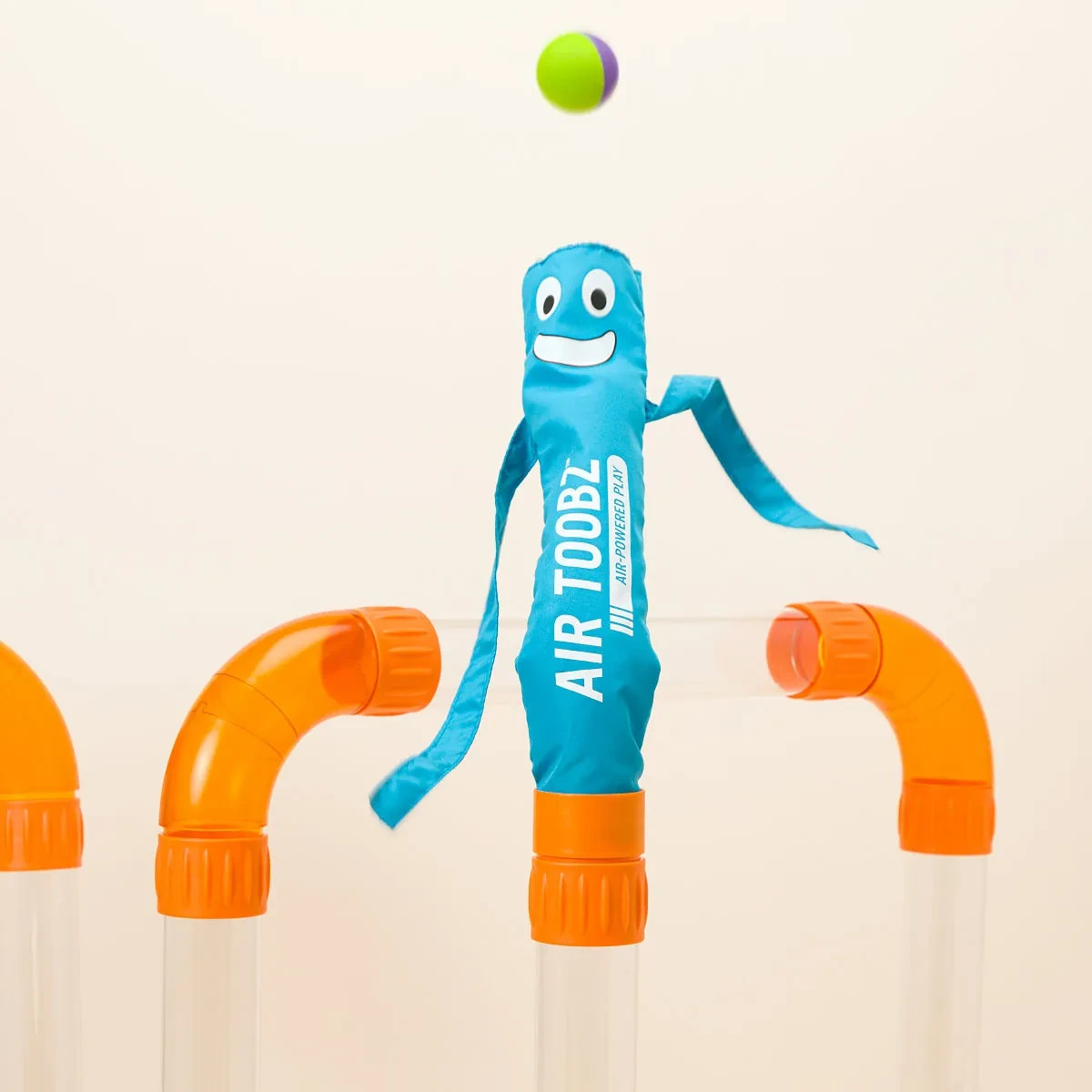 Air Toobz Air Powered Ball Run STEM Building Set for Kids