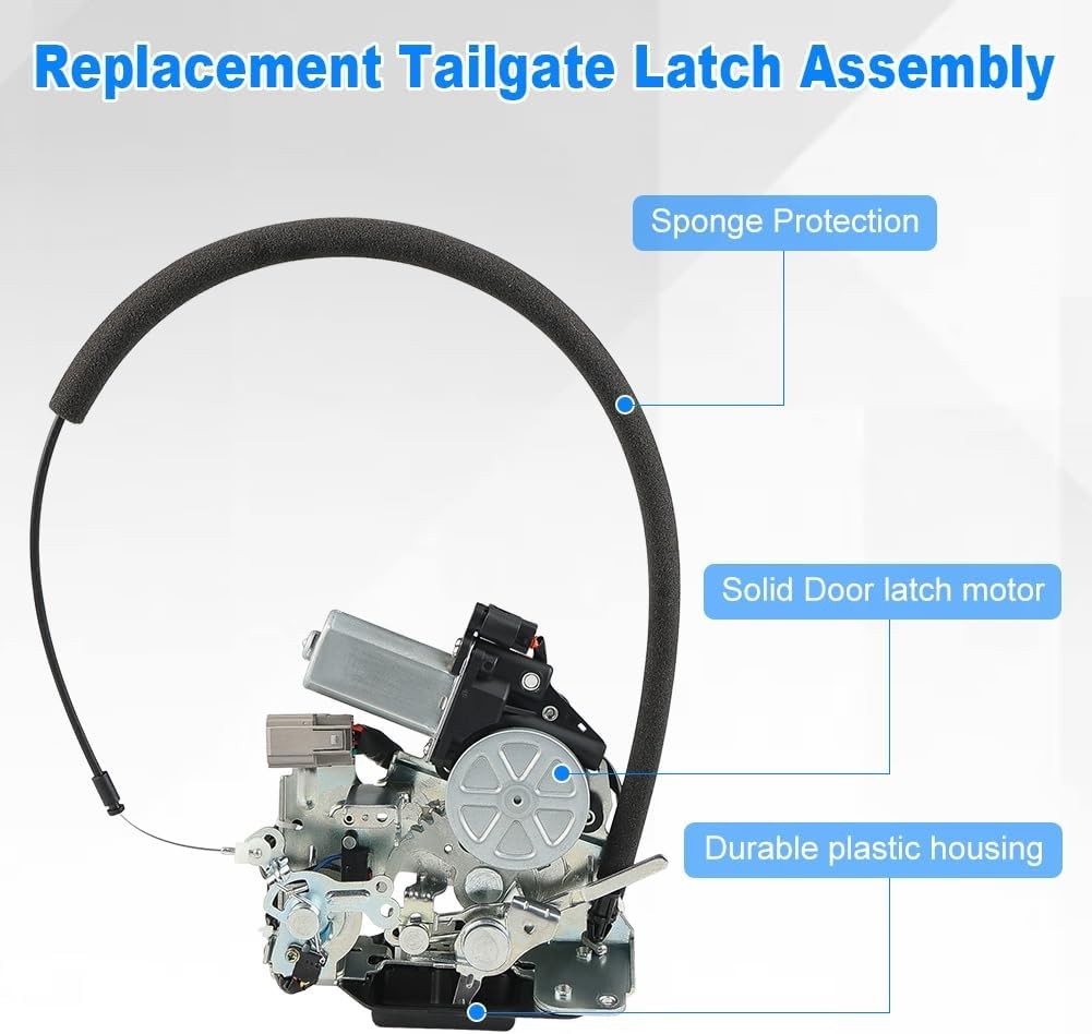 Rear Tailgate Trunk Lock Actuator Compatible with 2008-2020 Dodge Grand Caravan