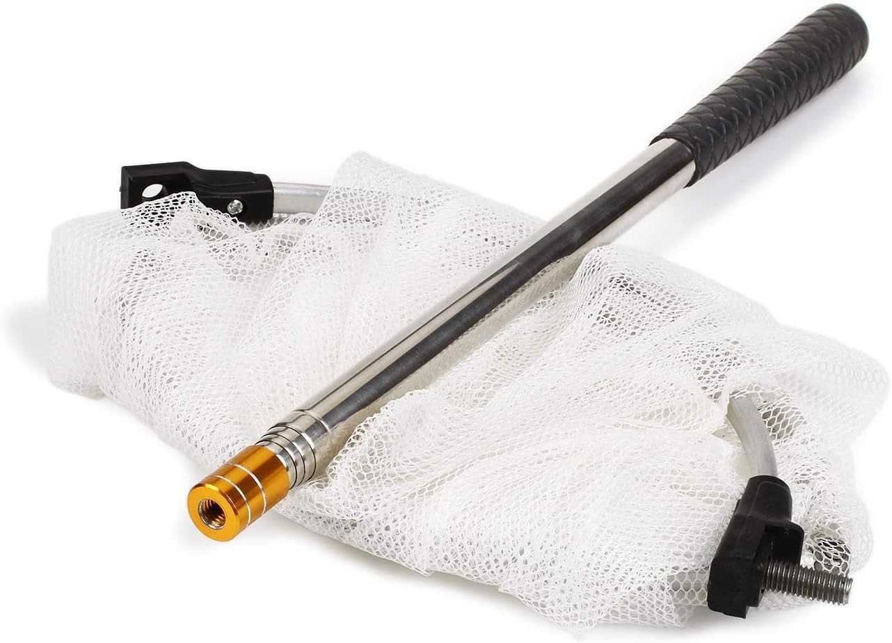 Professional Butterfly Net with 12″ Ring, 59″ Telescopic Handle, Durable Design
