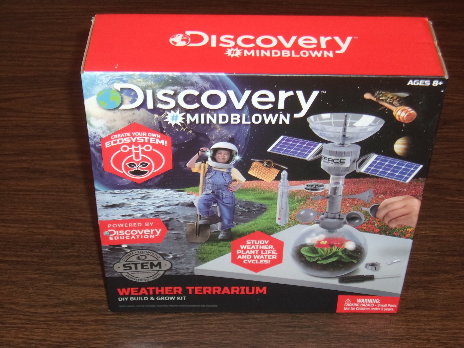 NIB Discovery Weather Terrarium Stem DIY Build & Grow Kit