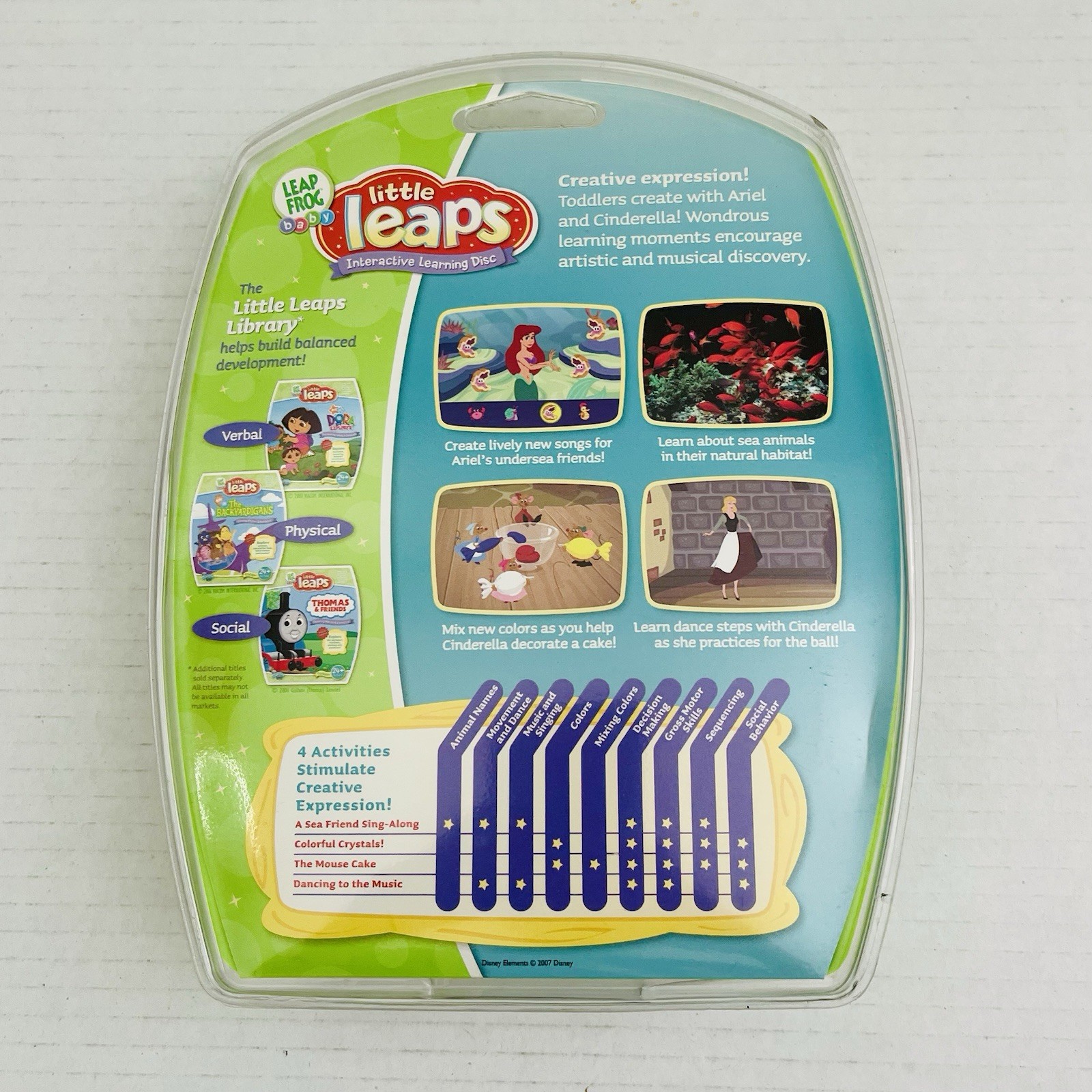 Leap Frog Baby Little Leaps Disney Princess Interactive Learning Disc 24+ Months