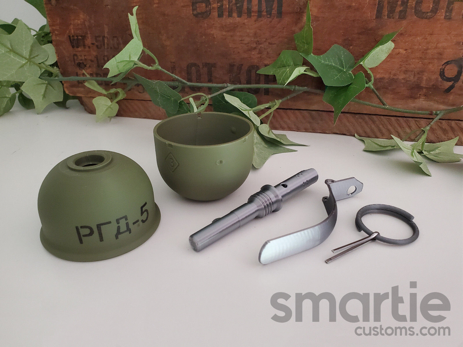 DUMMY RGD-5 Soviet Russian Frag Hand Grenade – Accurate Size Plastic Replica