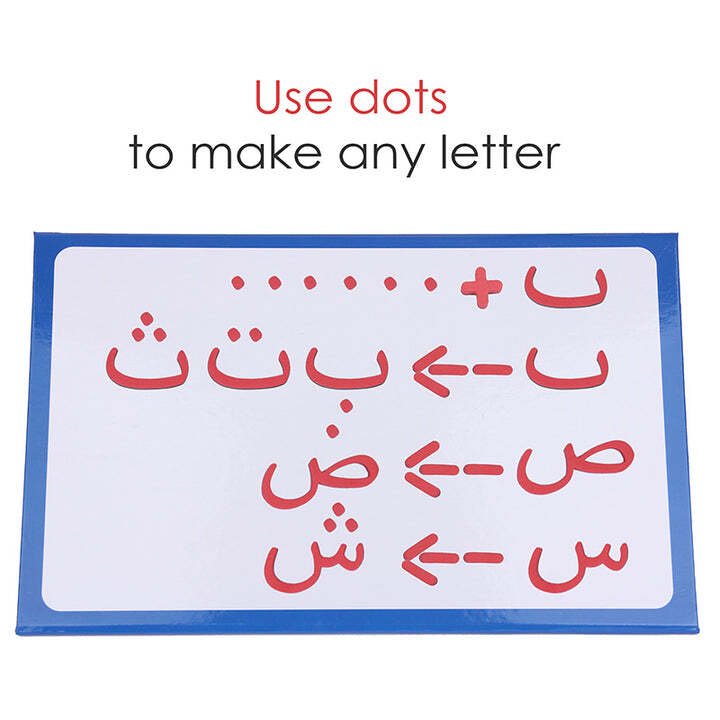 Zedne Arabic Classroom Magnetic Alphabet Letters Kit – All Form of Arabic Letter