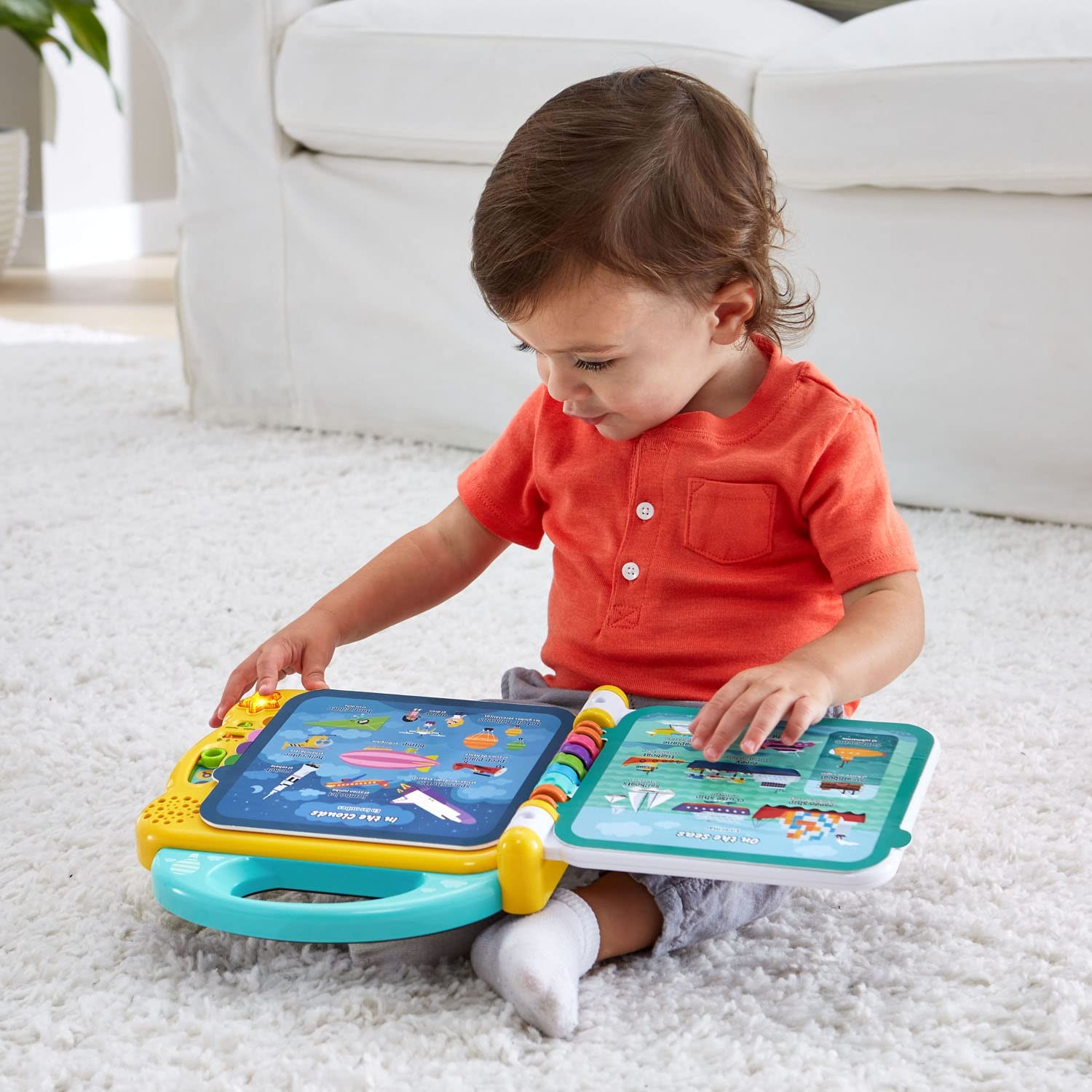 LeapFrog 100 Things That Go Interactive Book Bilingual Learning Toy 18 Months+