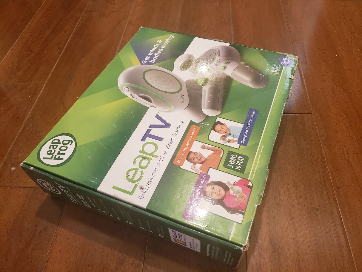 New 2014 Leap Frog’Leap TV Educational Active Video Gaming System Open Box