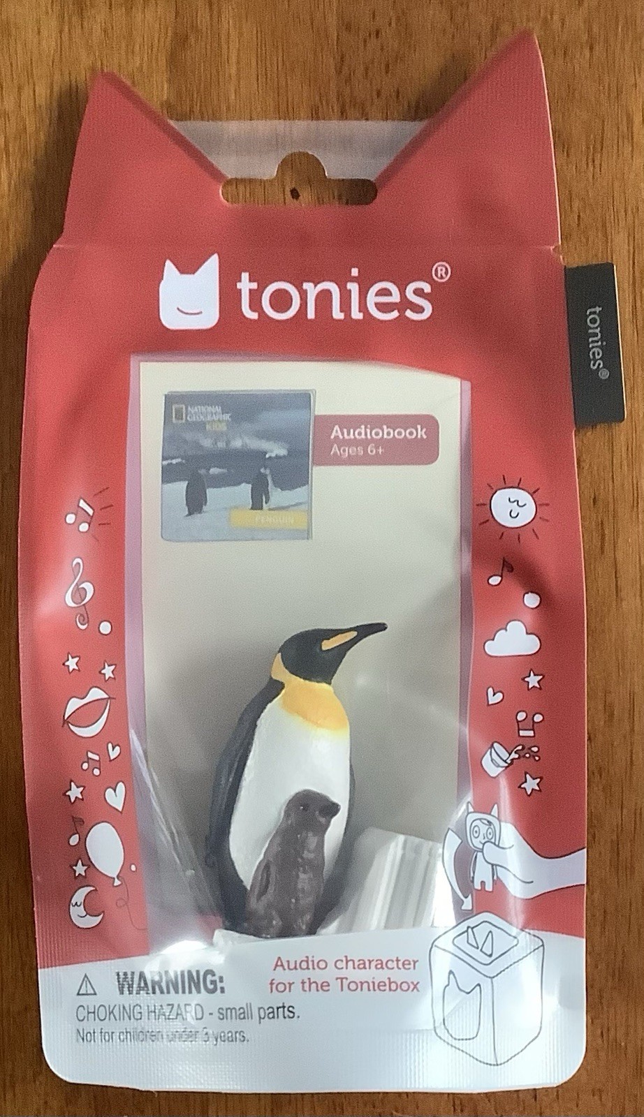NATIONAL GEOGRAPHIC PENGUIN Audio Figurine Tonie AUDIOBOOK 6+ New TONIES